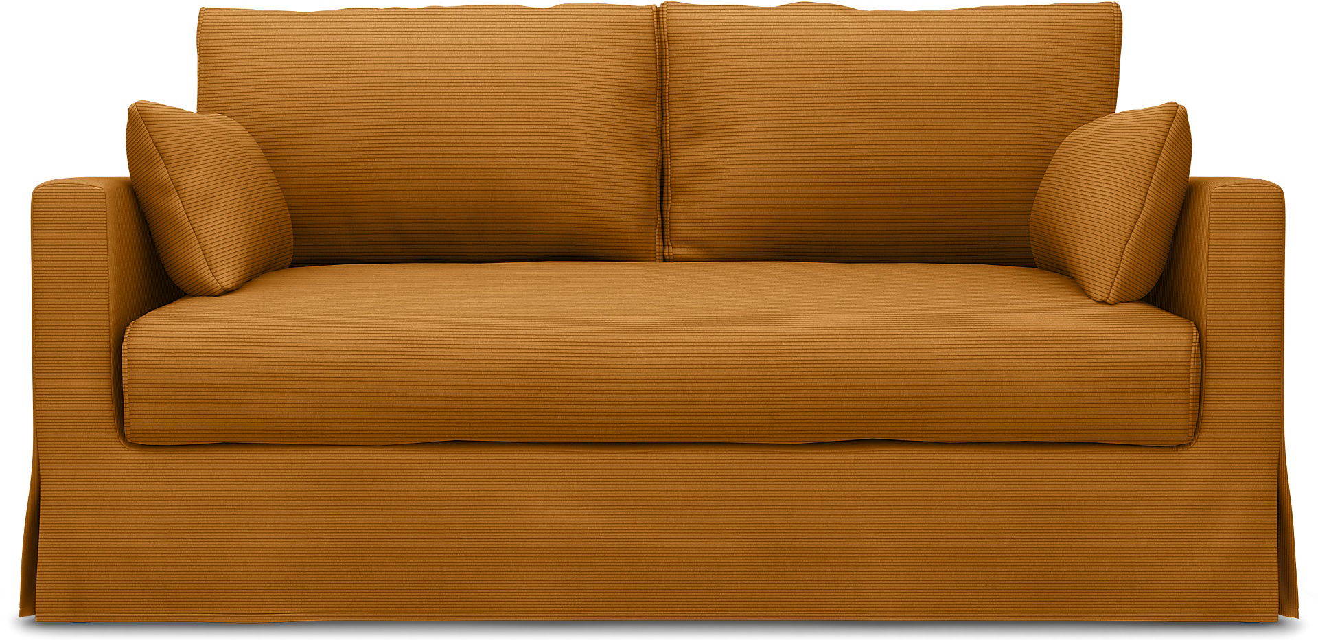 IKEA - Hyltarp 2-seater sofa cover, Saffron, Corduroy - Bemz