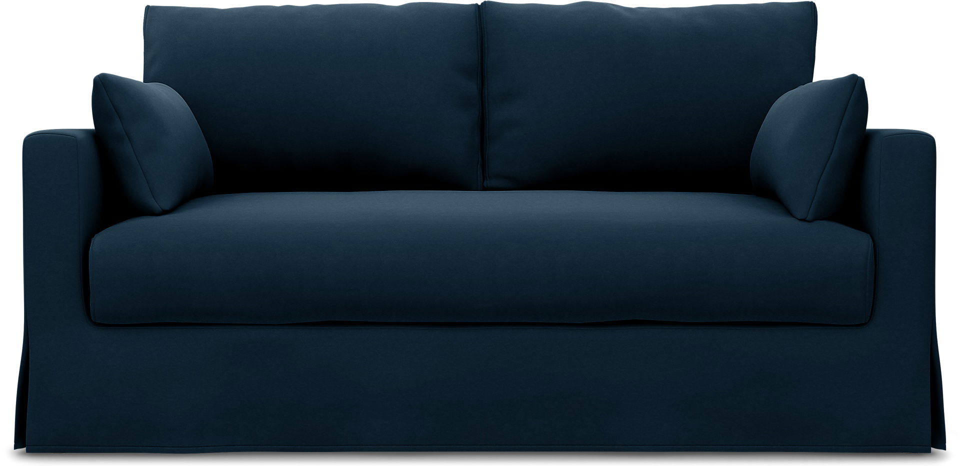 IKEA - Hyltarp 2-seater sofa cover, Midnight, Velvet - Bemz