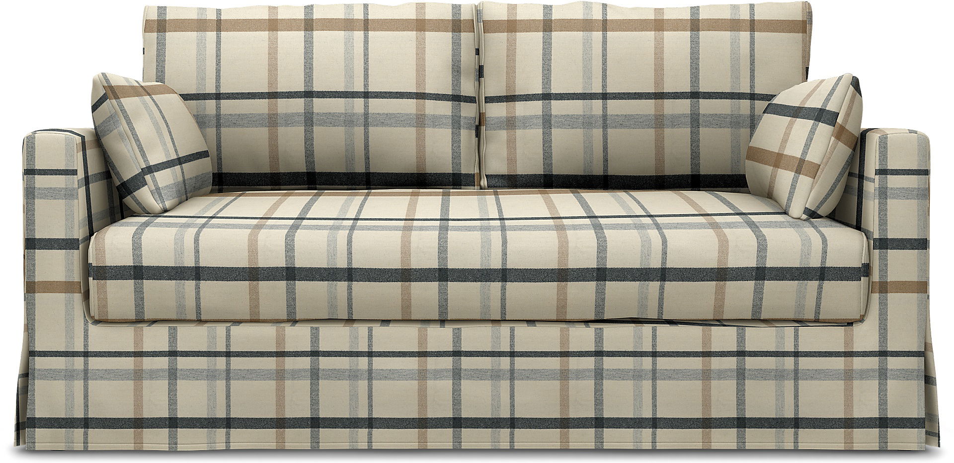 IKEA - Hyltarp 2-seater sofa cover, Fawn Brown, Wool - Bemz
