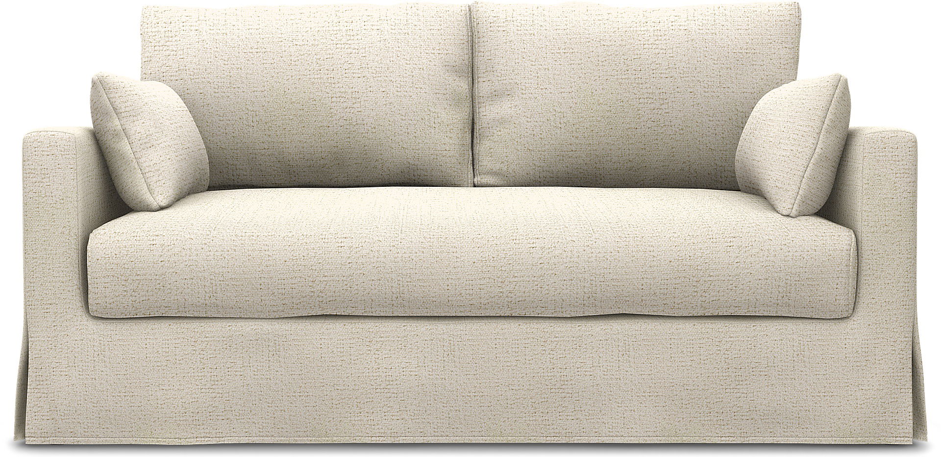 IKEA - Hyltarp 2-seater sofa cover, Ecru, Bouclé & Texture - Bemz