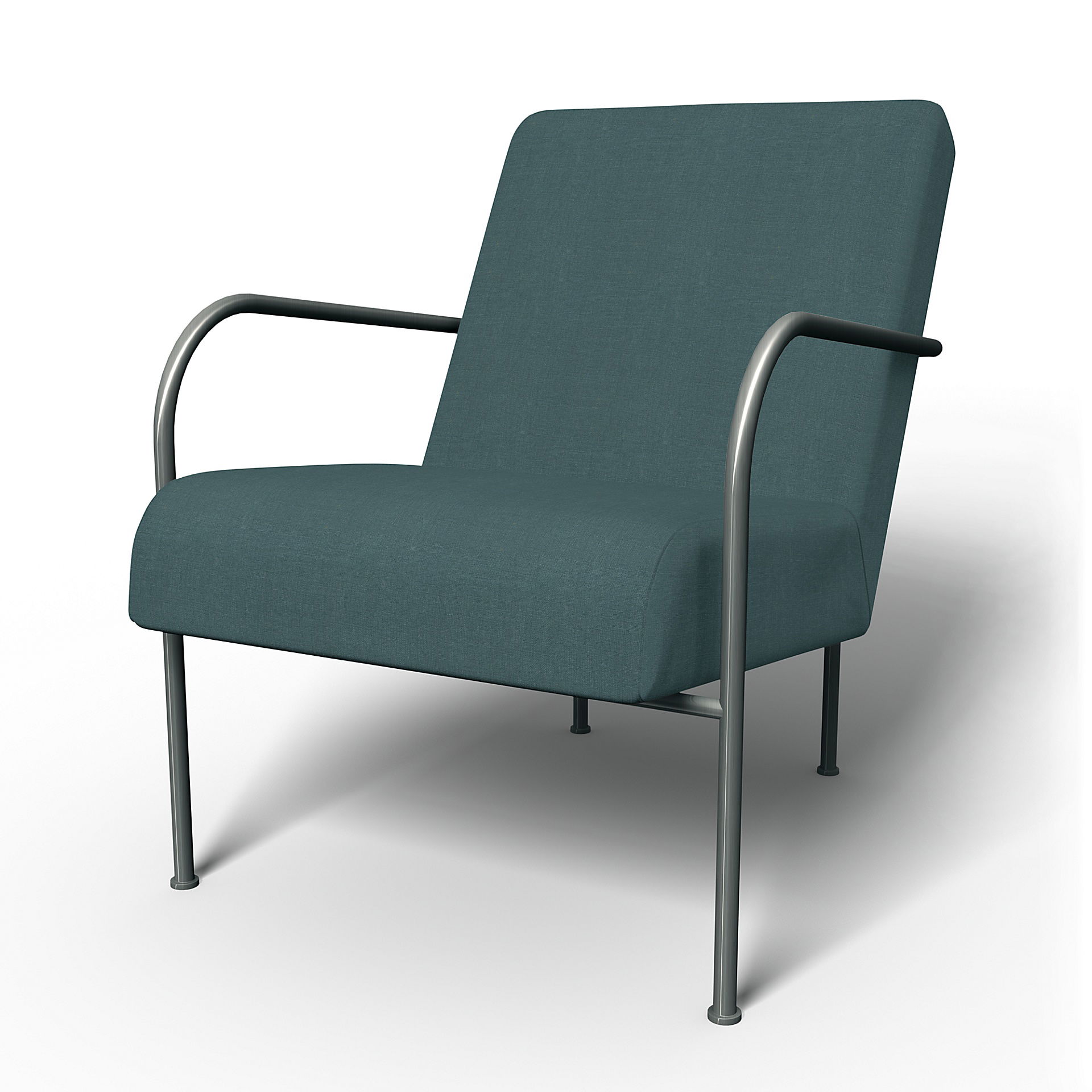 IKEA - IKEA PS Chair Cover, Slate Blue, Linen - Bemz