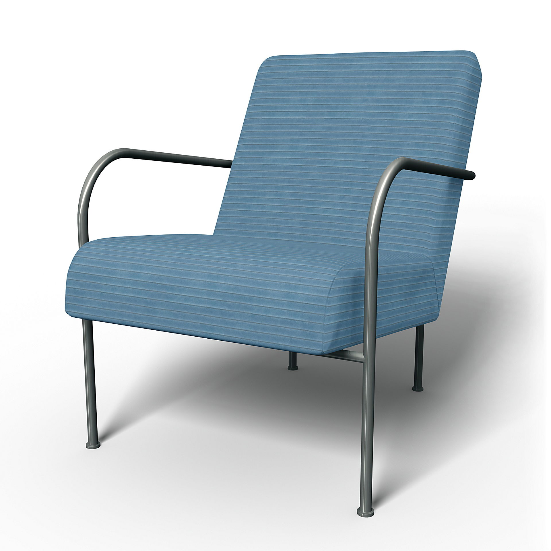 IKEA - IKEA PS Chair Cover, Sky Blue, Corduroy - Bemz