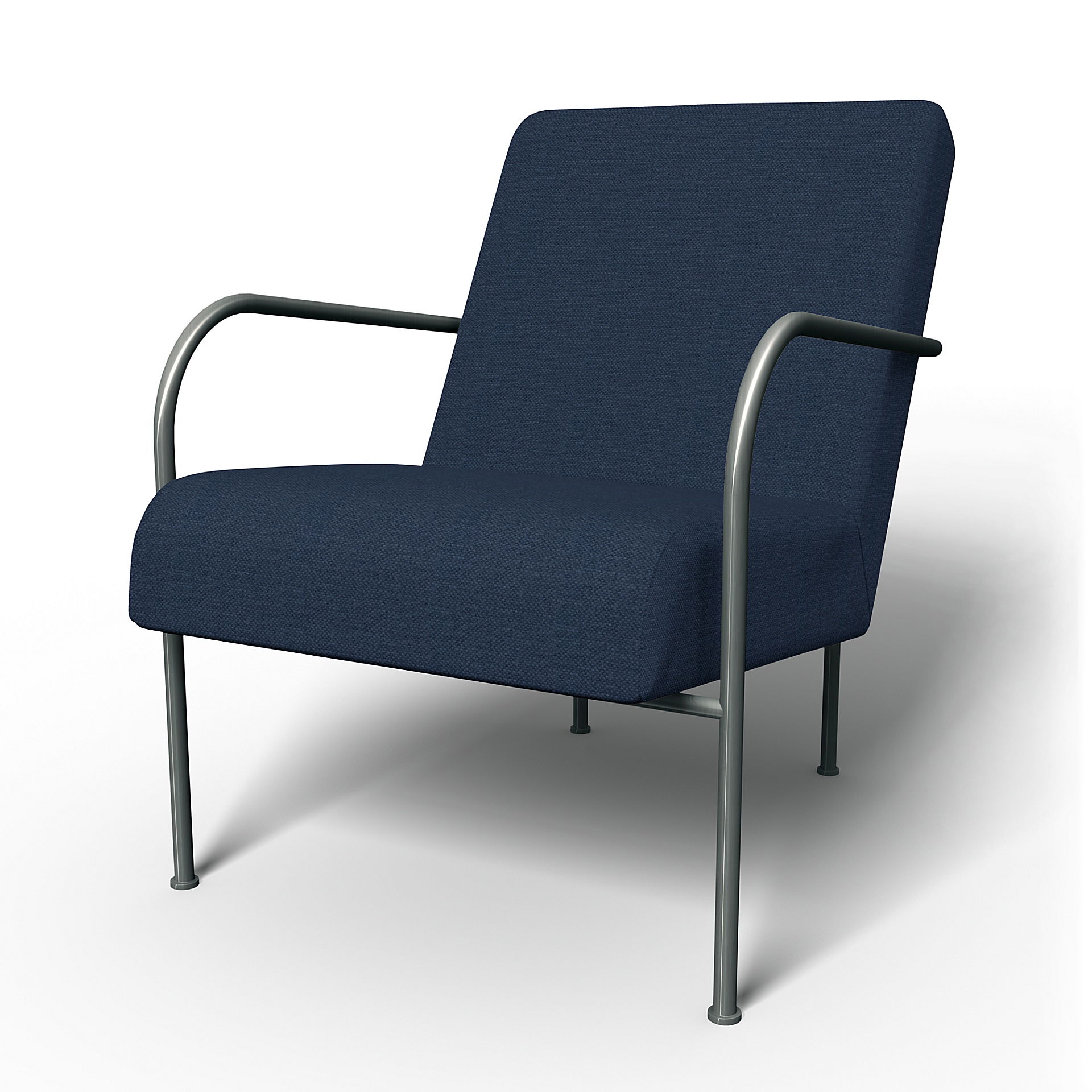 IKEA - IKEA PS Chair Cover, Navy Blue, Linen - Bemz