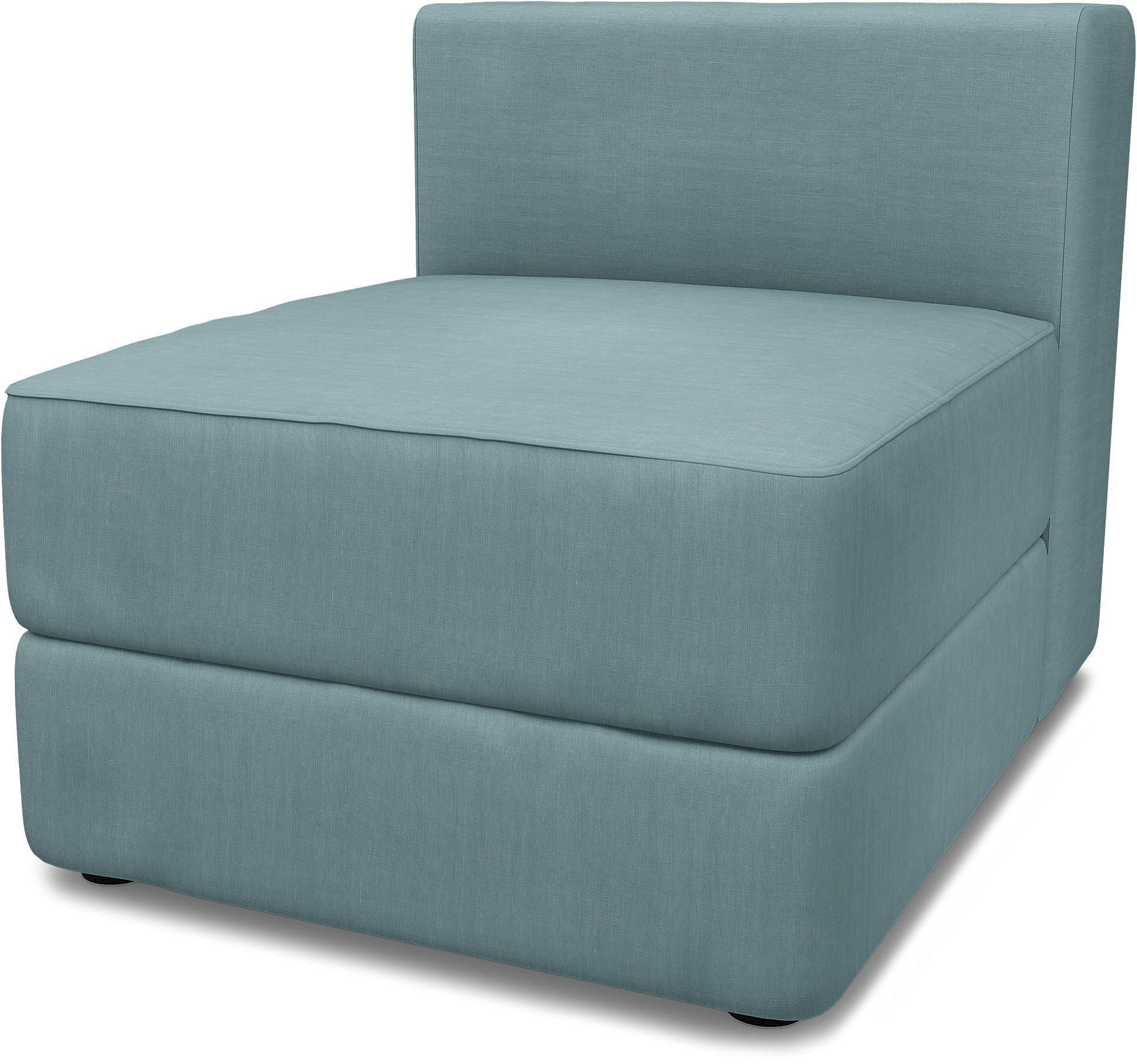 IKEA - Jättebo 1 Seat Module Cover, Dusty Blue, Linen - Bemz
