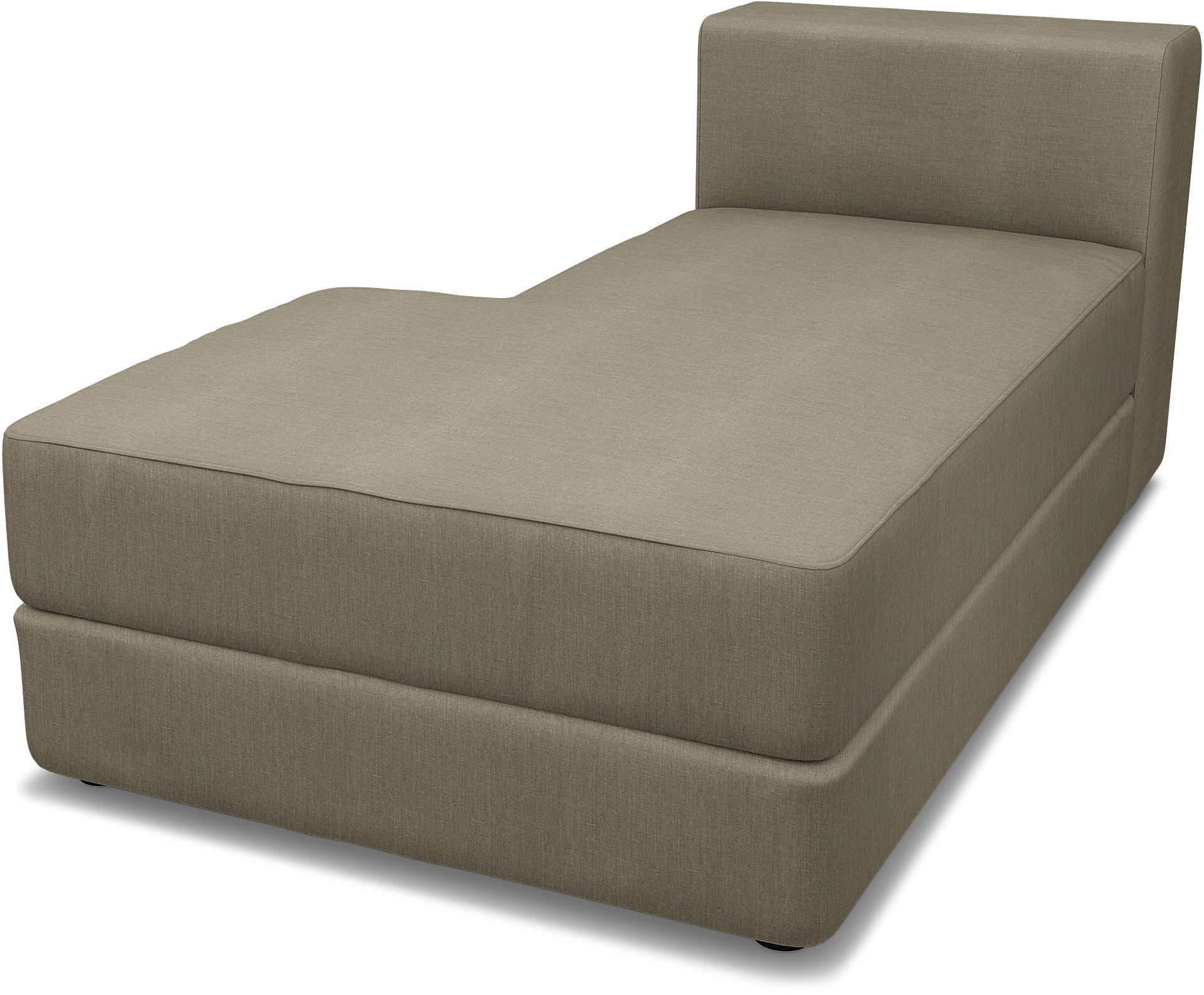 IKEA - Jättebo Chaise Module Cover (left), Natural, Linen - Bemz