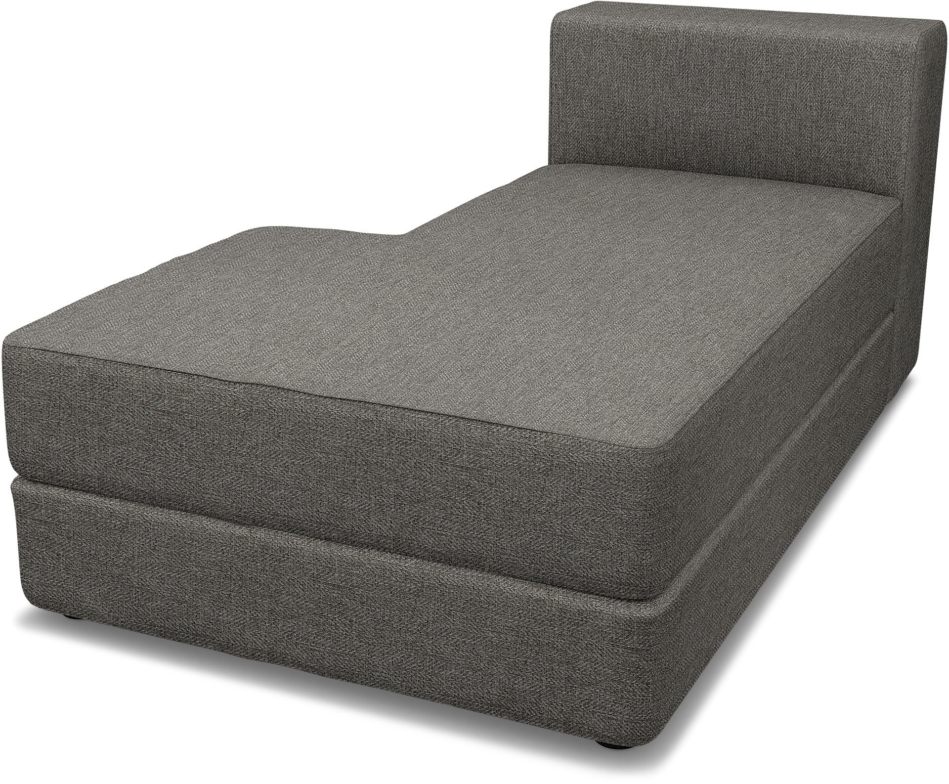 IKEA - Jättebo Chaise Module Cover (left), Taupe, Bouclé & Texture - Bemz