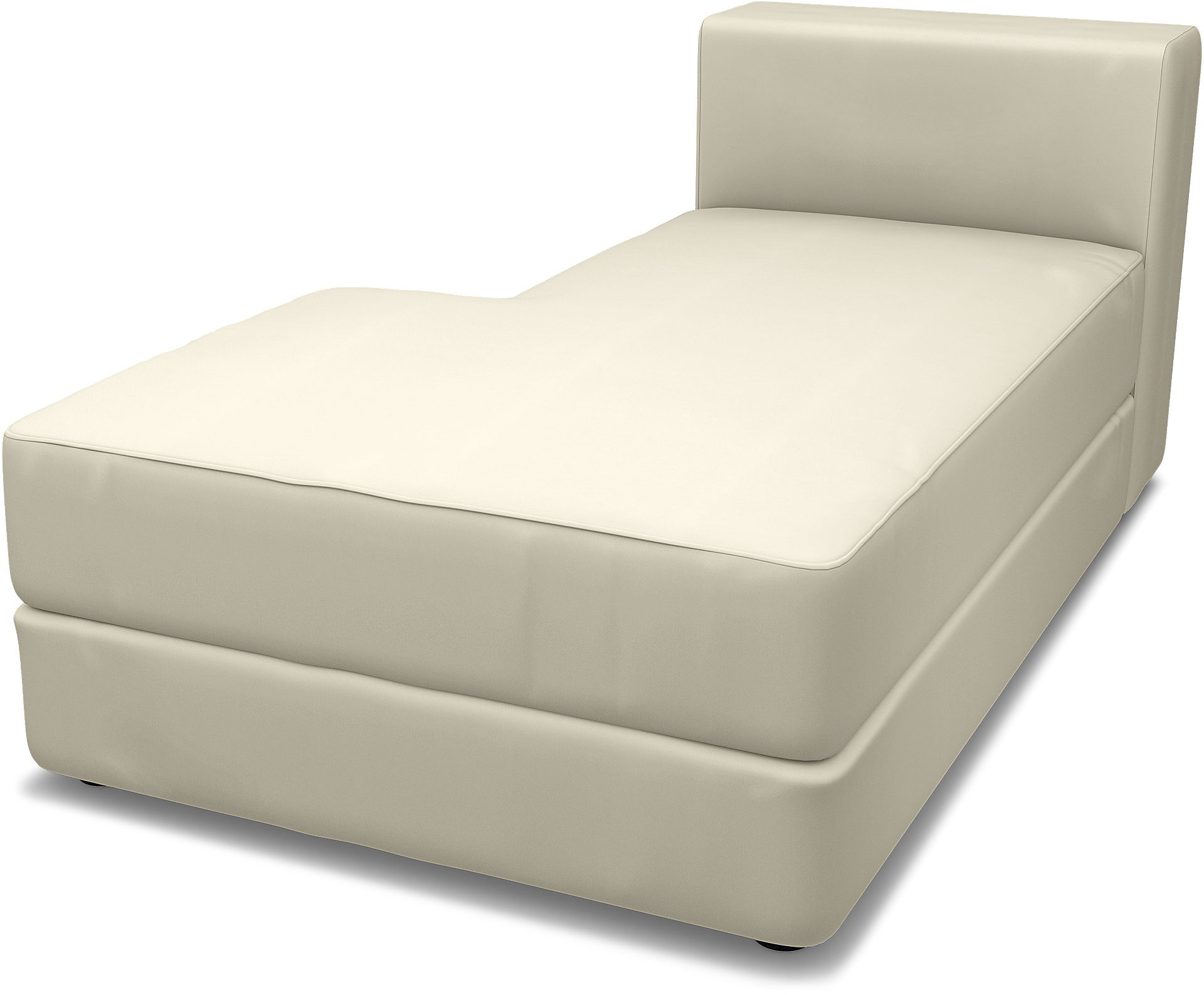 IKEA - Jättebo Chaise Module Cover (left), Tofu, Cotton - Bemz