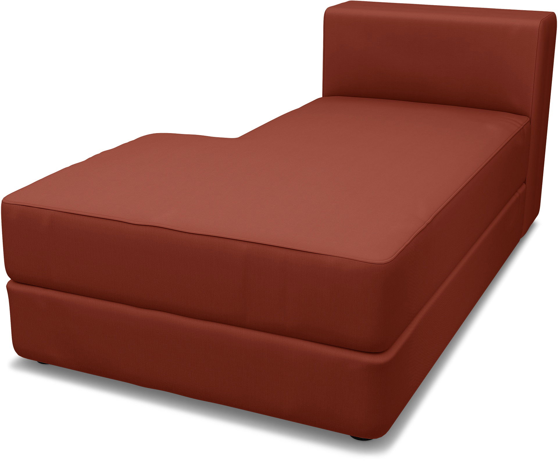 IKEA - Jättebo Chaise Module Cover (left), Burnt Orange, Cotton - Bemz