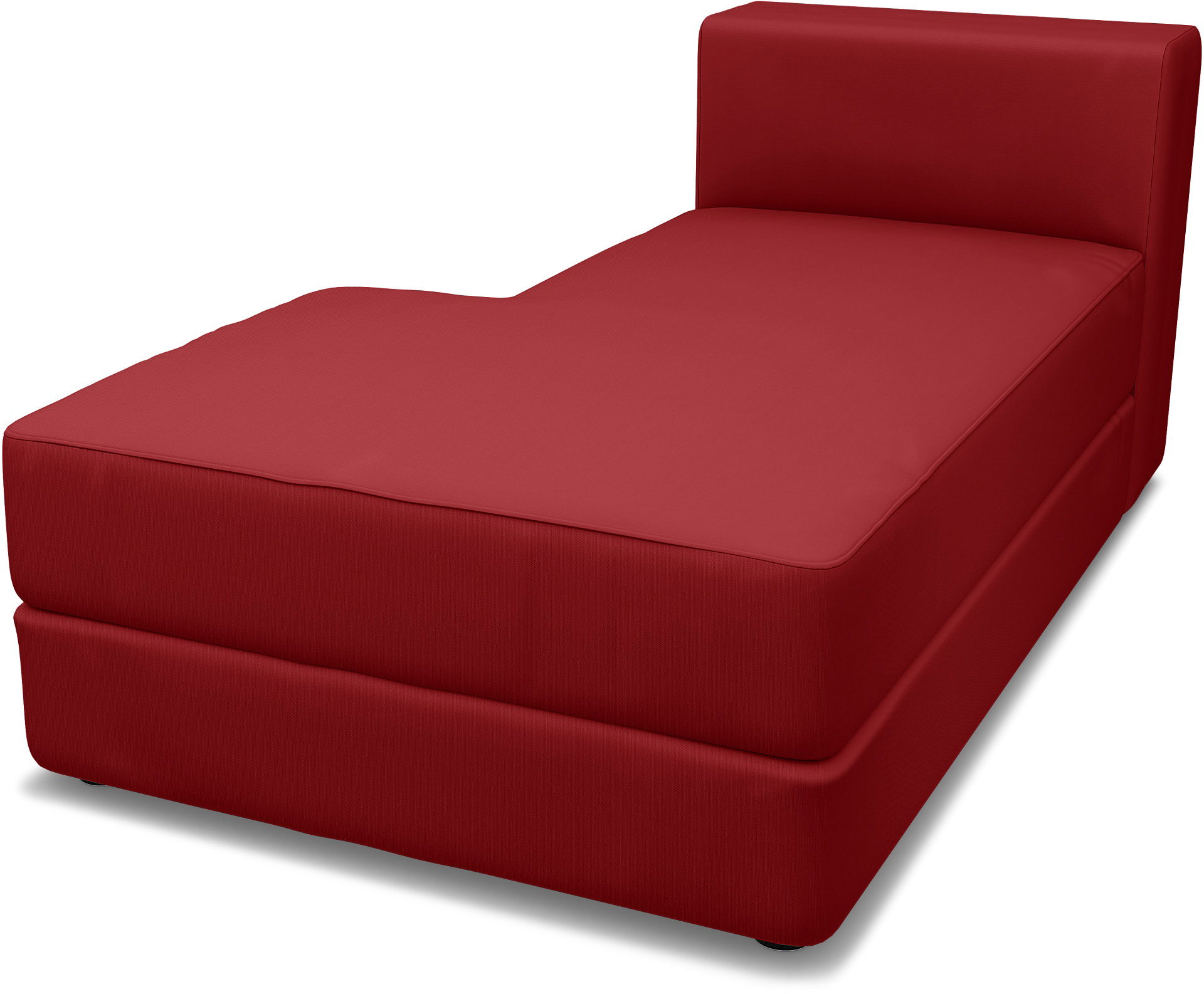 IKEA - Jättebo Chaise Module Cover (left), Scarlet Red, Cotton - Bemz
