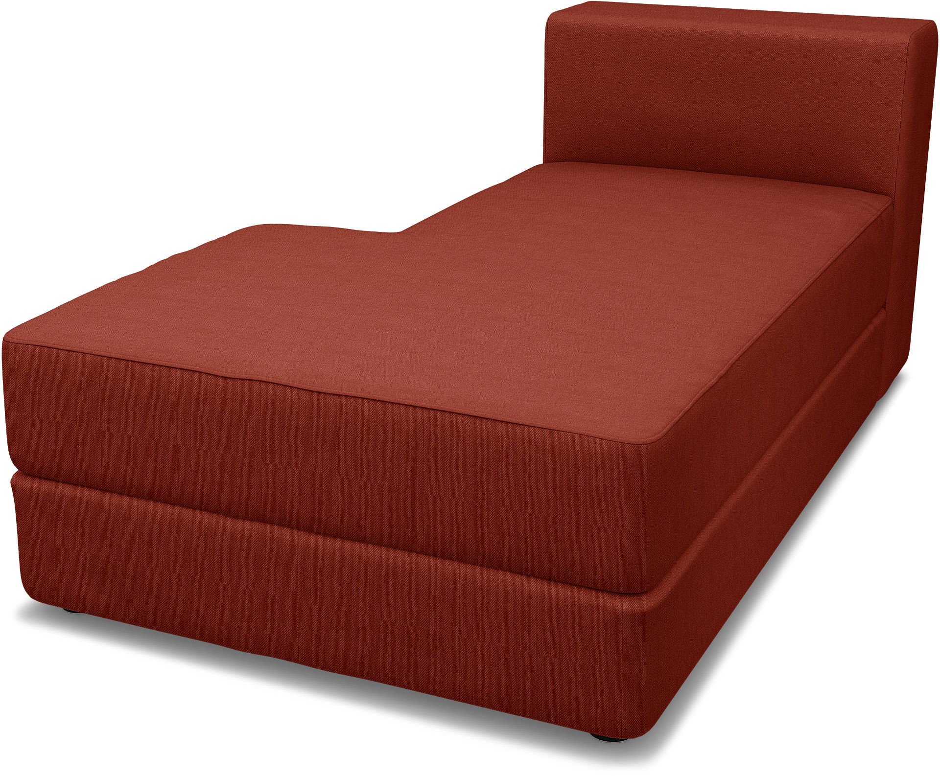 IKEA - Jättebo Chaise Module Cover (left), Cayenne, Linen - Bemz