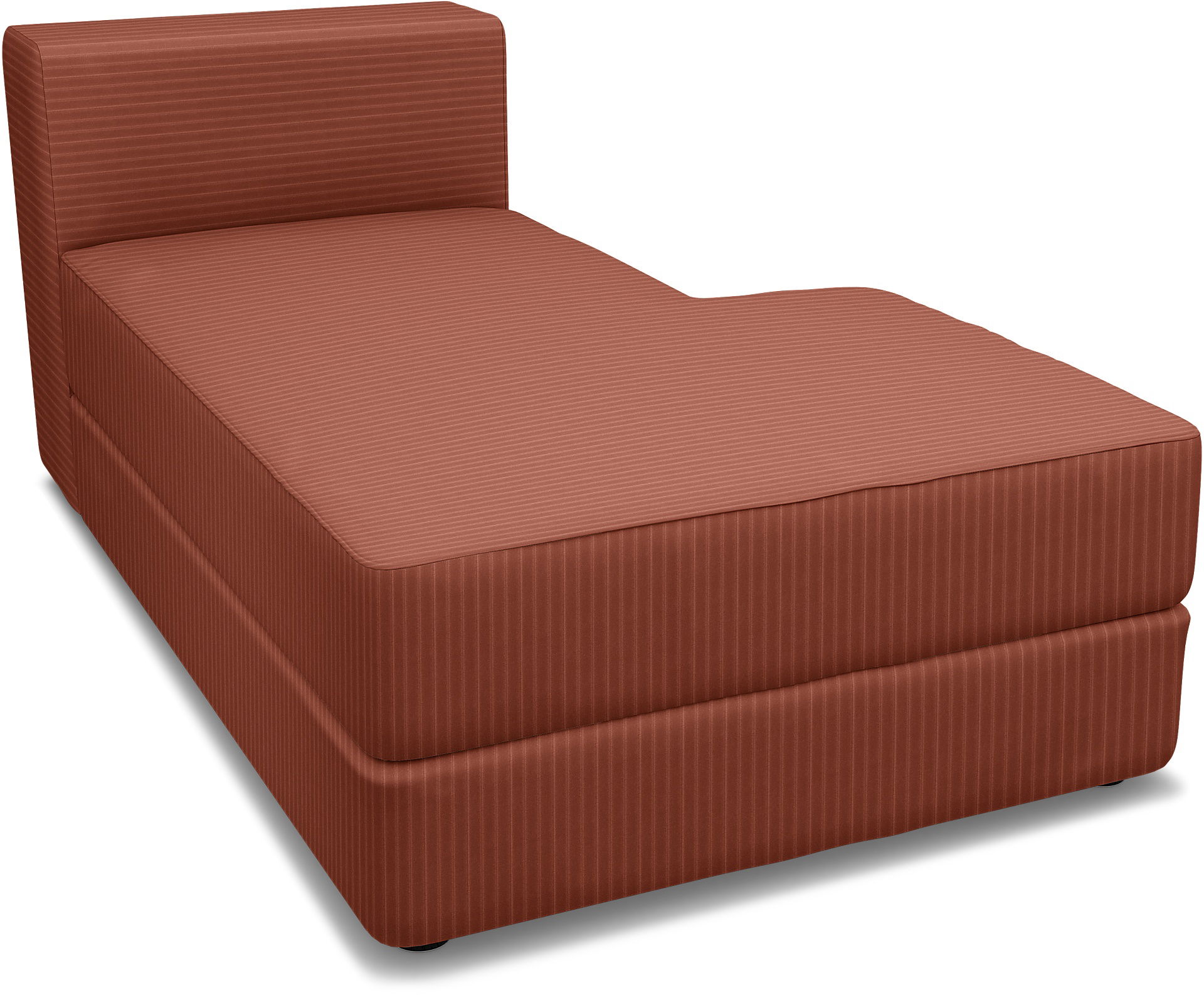 IKEA - Jättebo Chaise Module Cover (right), Retro Pink, Corduroy - Bemz