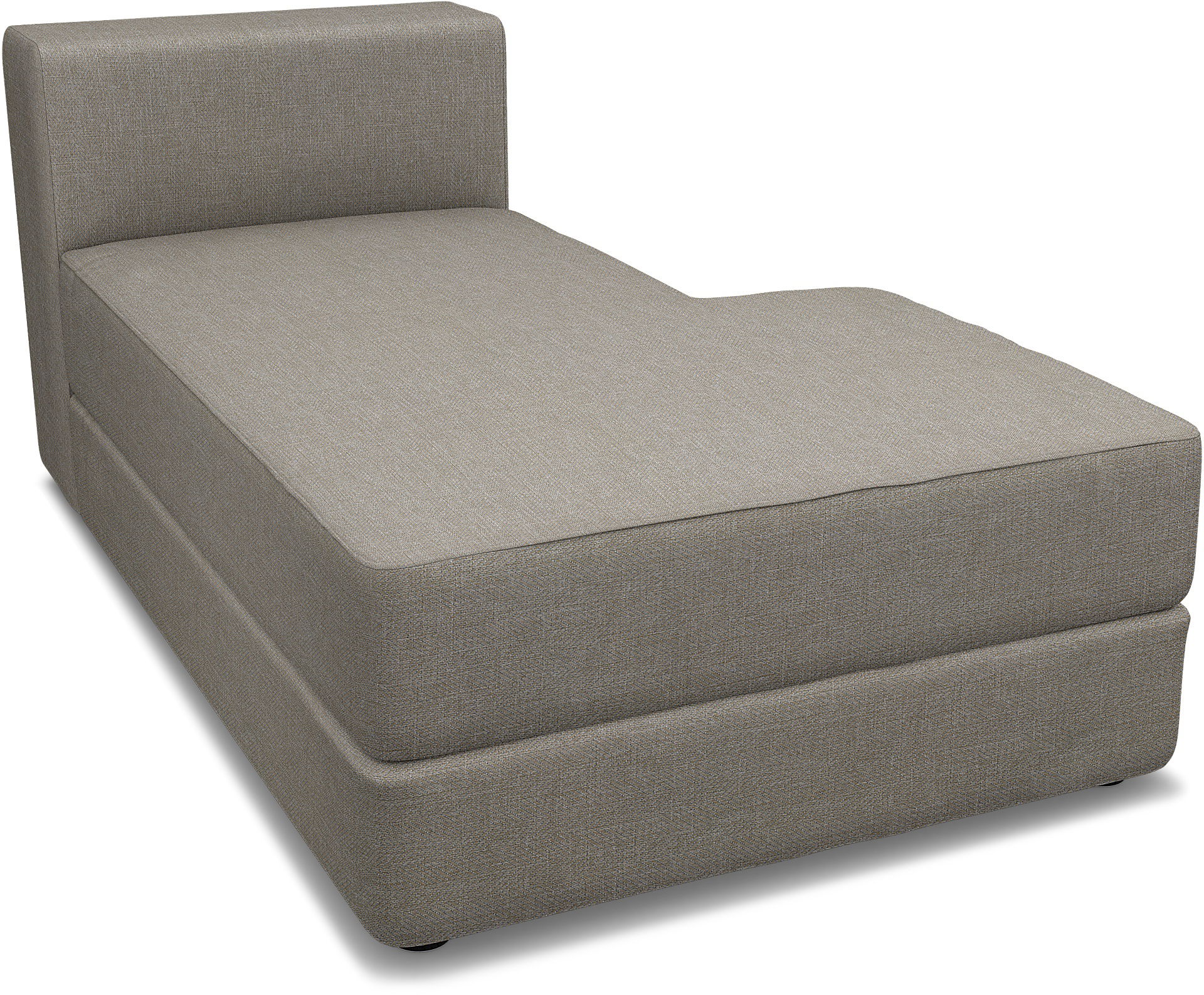 IKEA - Jättebo Chaise Module Cover (right), Greige, Bouclé & Texture - Bemz