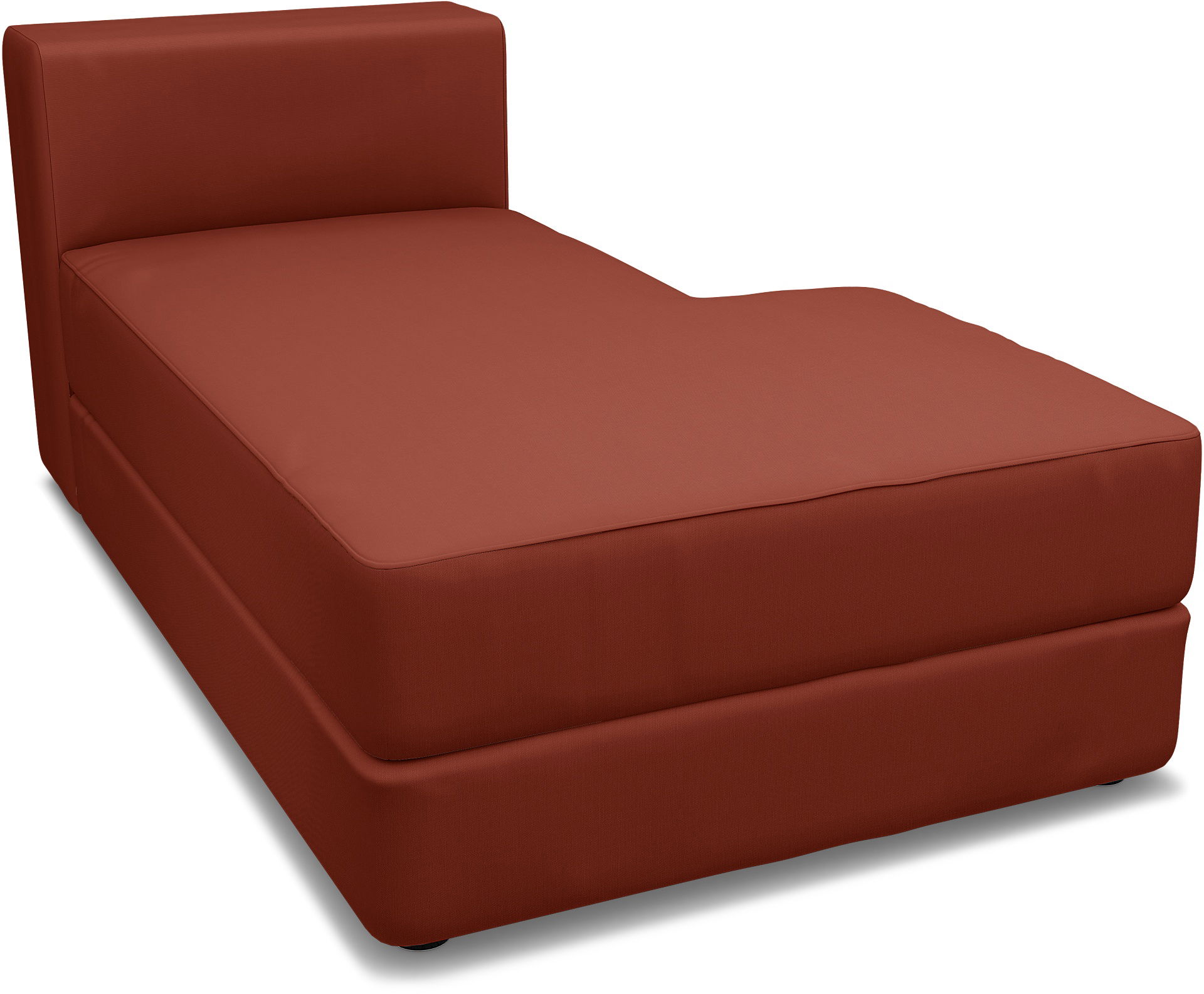IKEA - Jättebo Chaise Module Cover (right), Burnt Orange, Cotton - Bemz