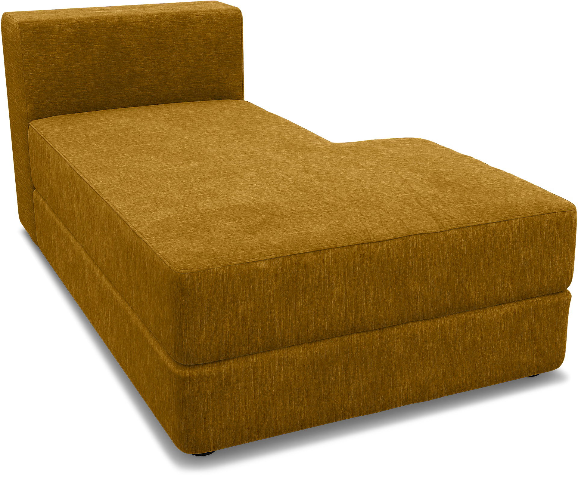 IKEA - Jättebo Chaise Module Cover (right), Tumeric, Velvet - Bemz
