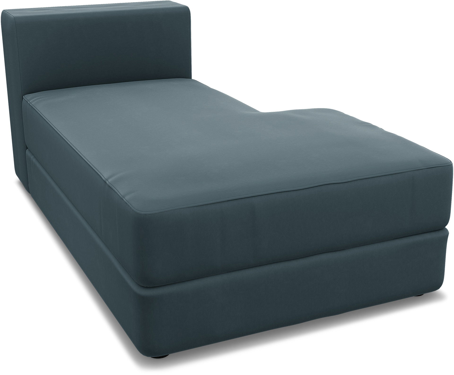 IKEA - Jättebo Chaise Module Cover (right), Duck Egg, Velvet - Bemz