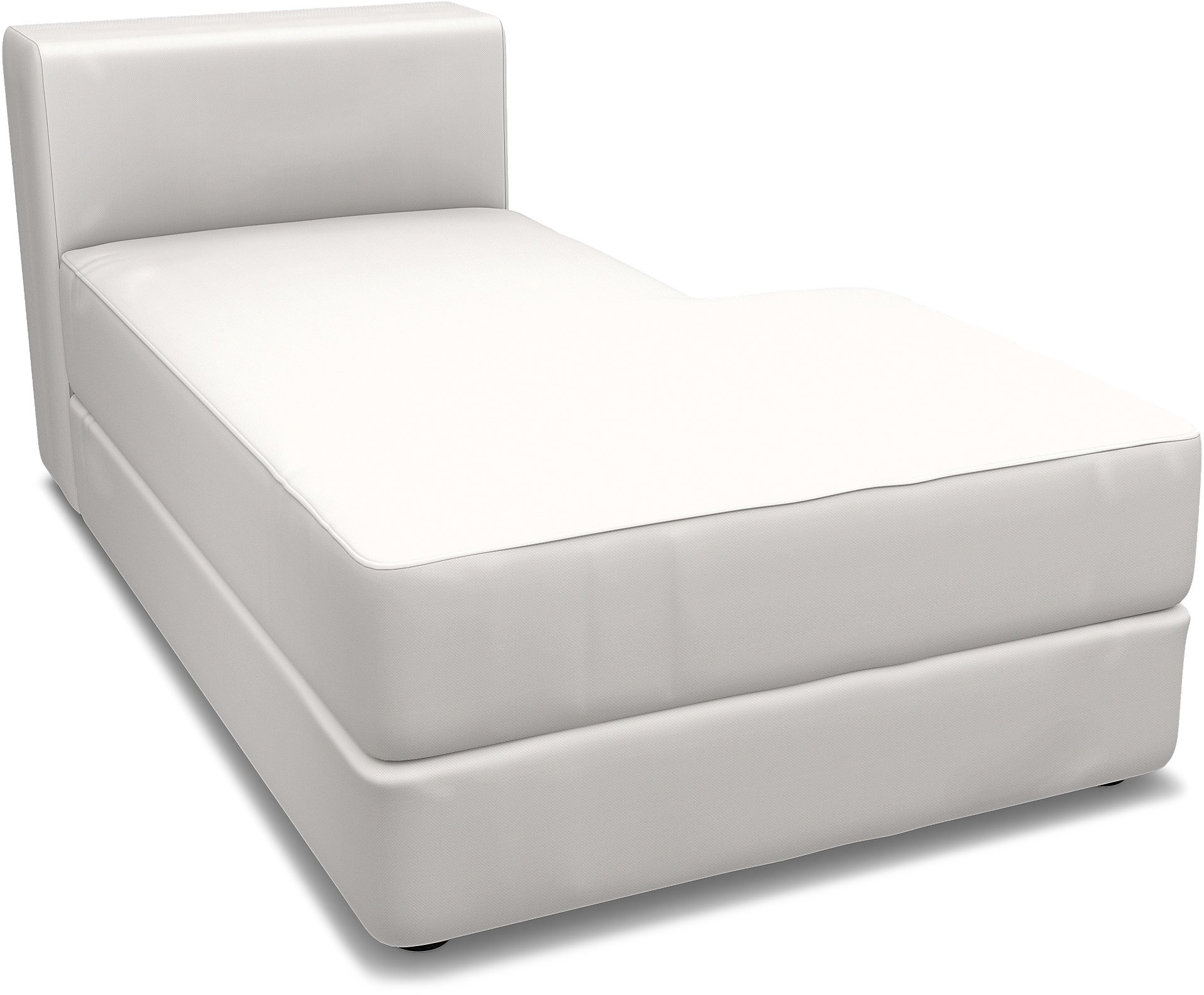 IKEA - Jattebo Chaise Module Cover (right), Soft White, Linen - Bemz