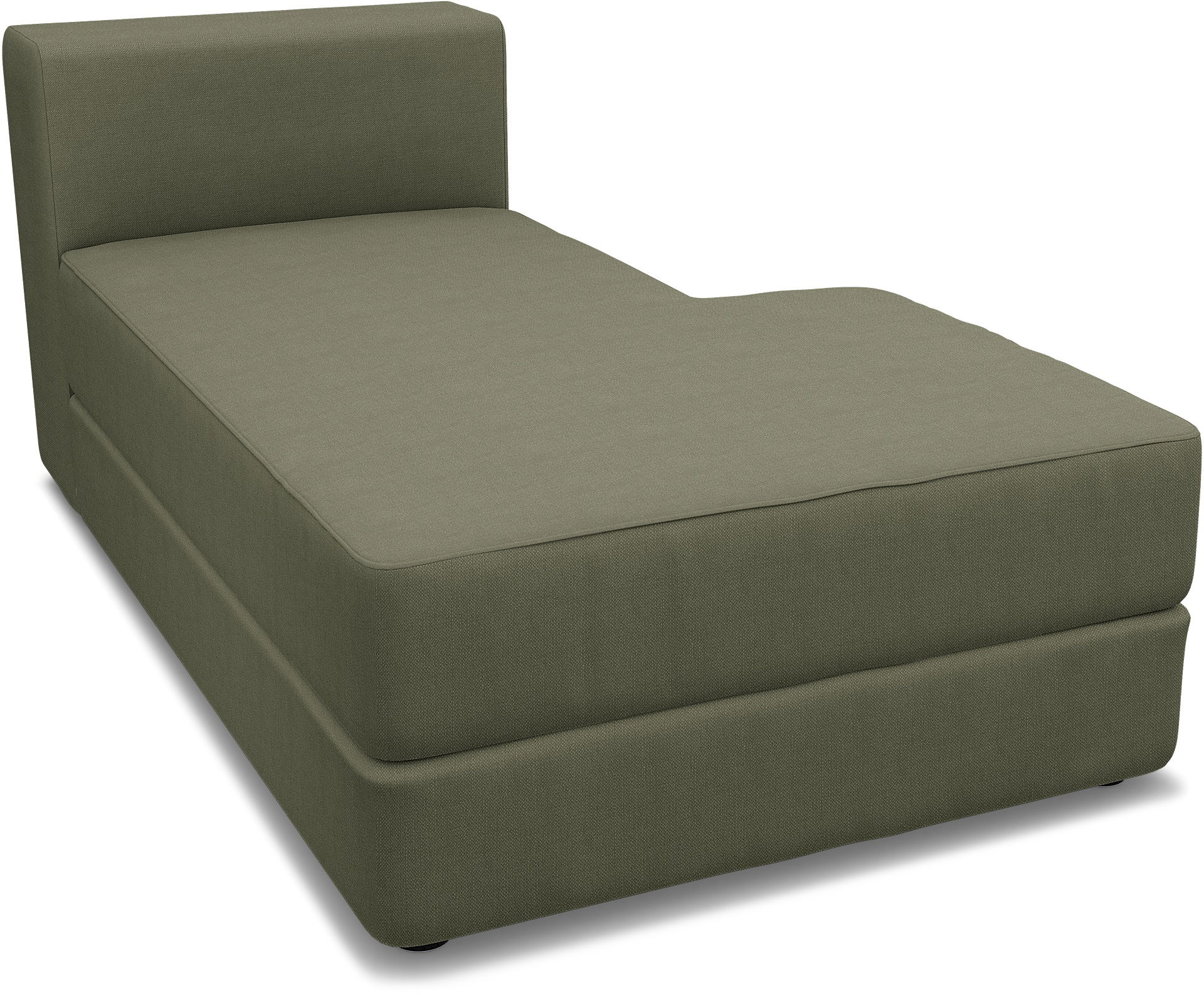 IKEA - Jättebo Chaise Module Cover (right), Sage, Linen - Bemz