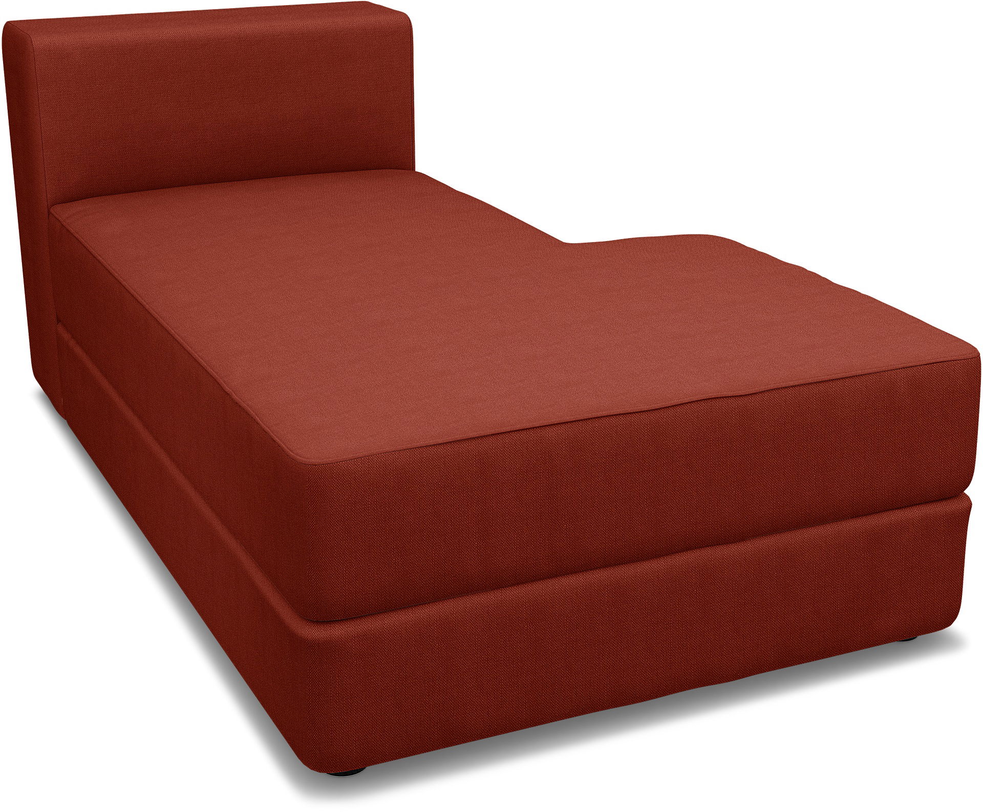 IKEA - Jättebo Chaise Module Cover (right), Cayenne, Linen - Bemz