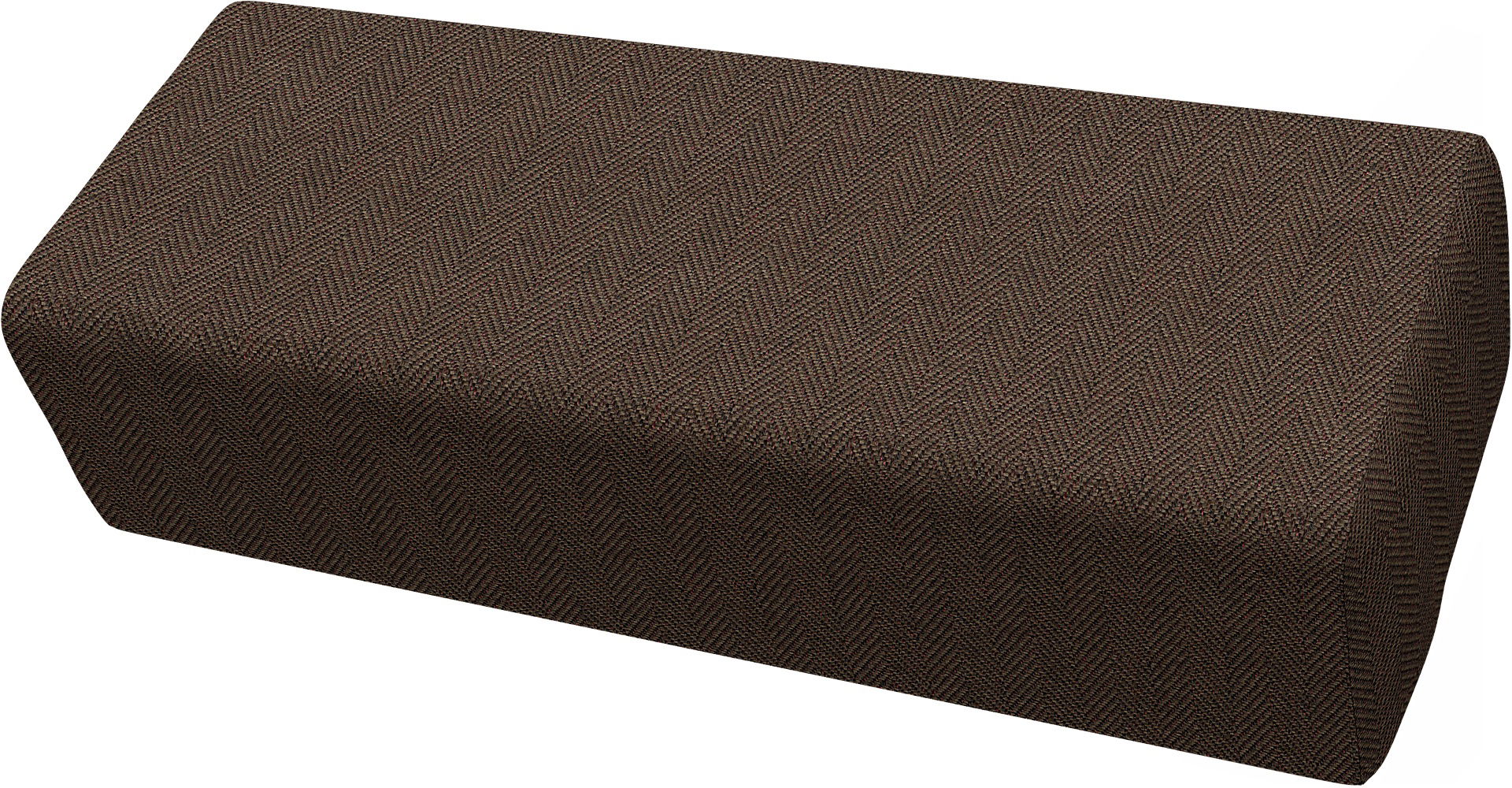 IKEA - Jättebo Headrest Cushion Cover, Chocolate, Bouclé & Texture - Bemz