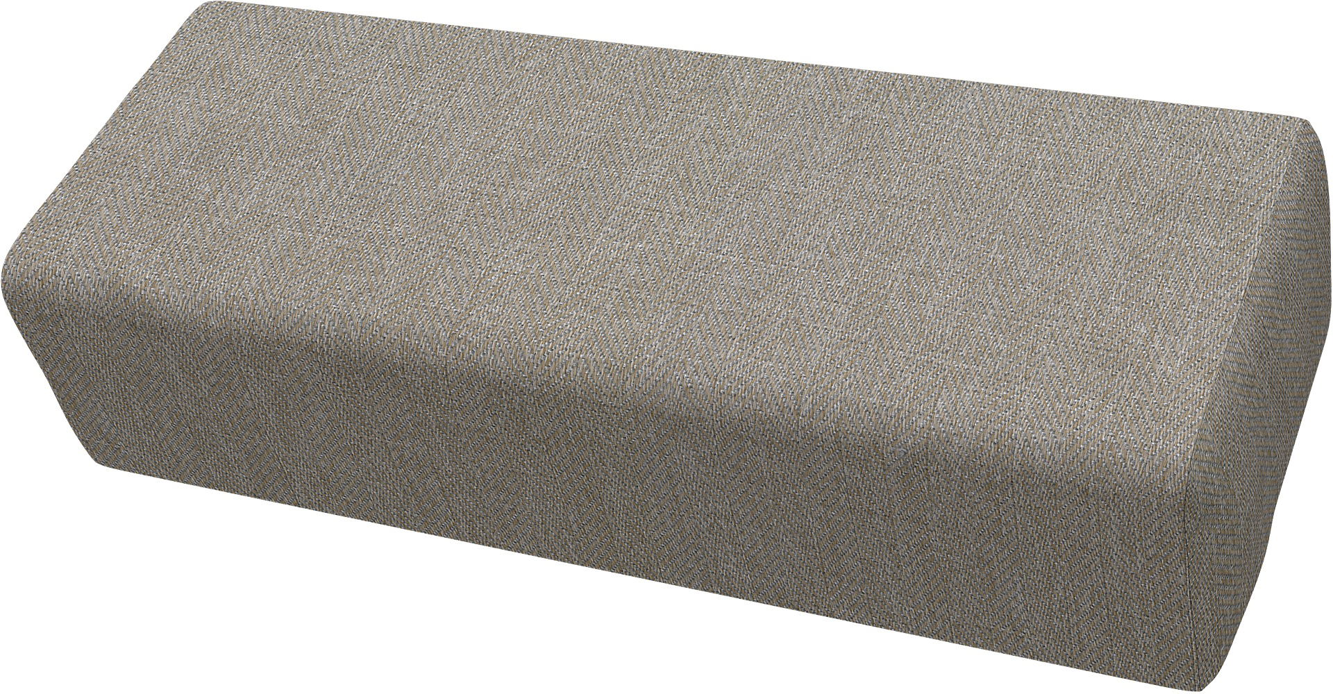 IKEA - Jättebo Headrest Cushion Cover, Greige, Bouclé & Texture - Bemz
