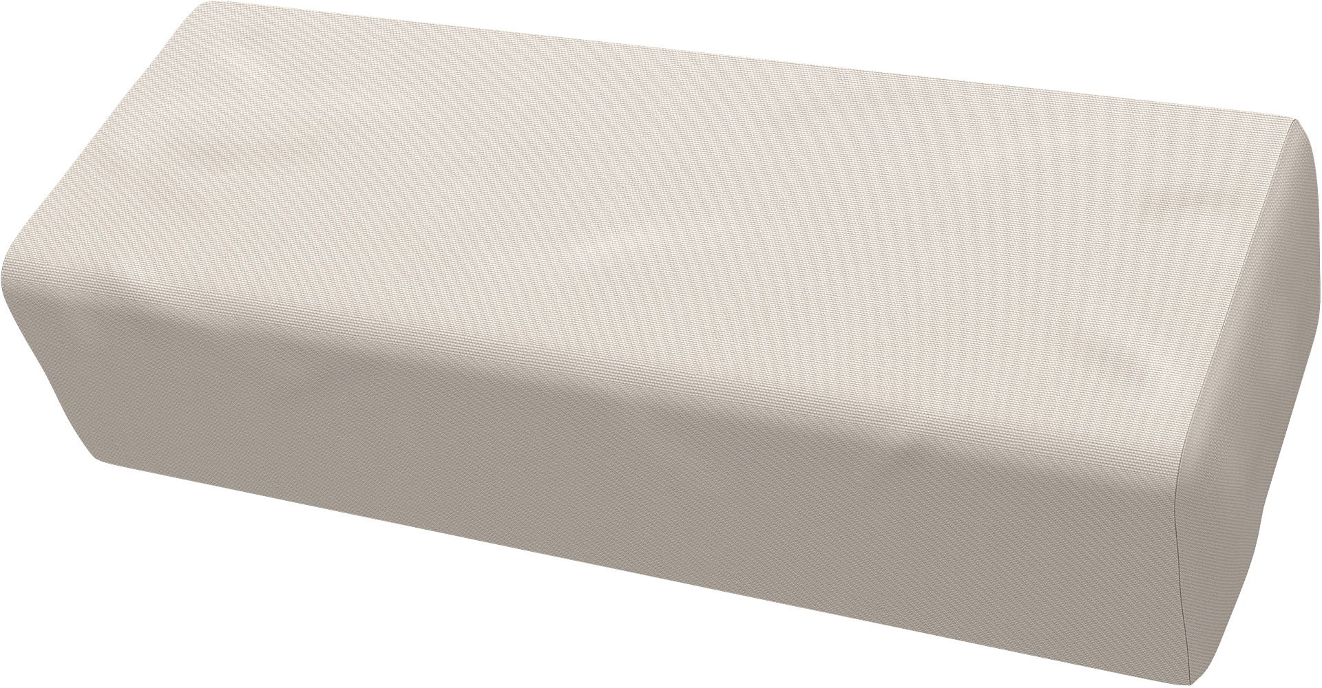 IKEA - Jättebo Headrest Cushion Cover, Soft White, Cotton - Bemz
