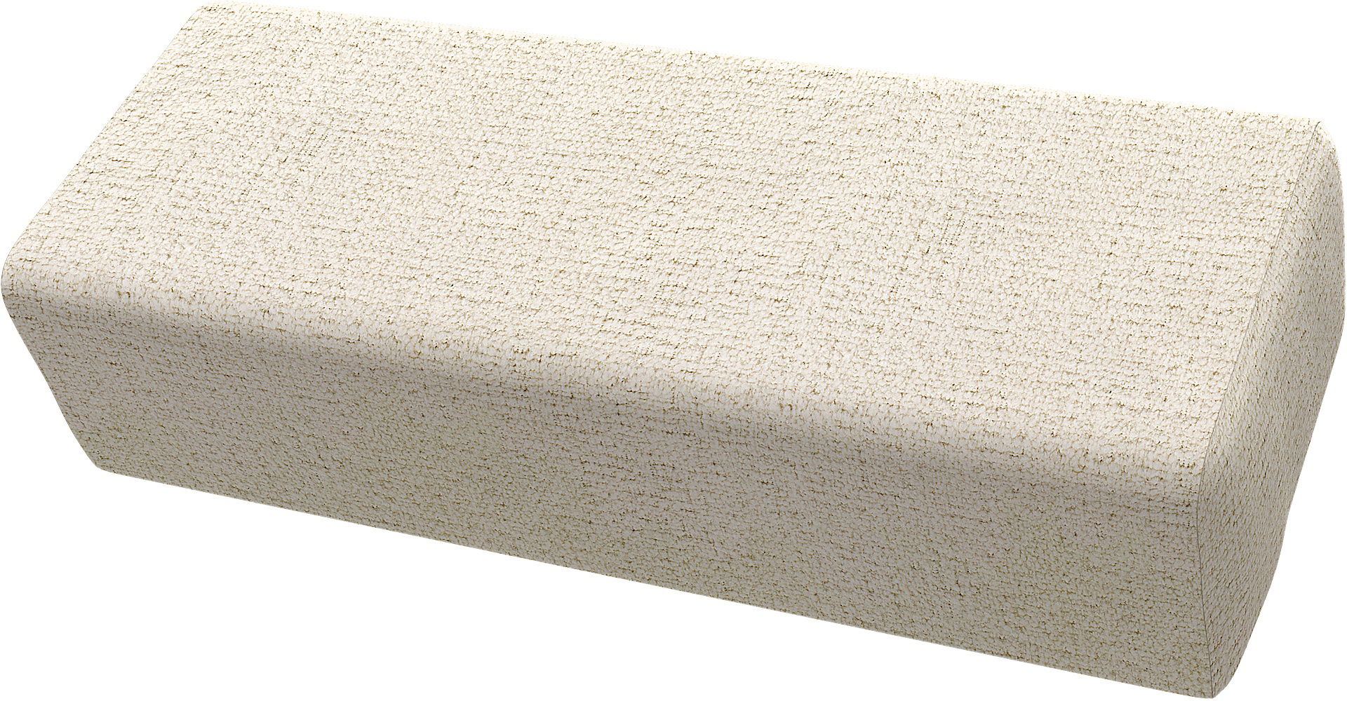 IKEA - Jättebo Headrest Cushion Cover, Ecru, Bouclé & Texture - Bemz