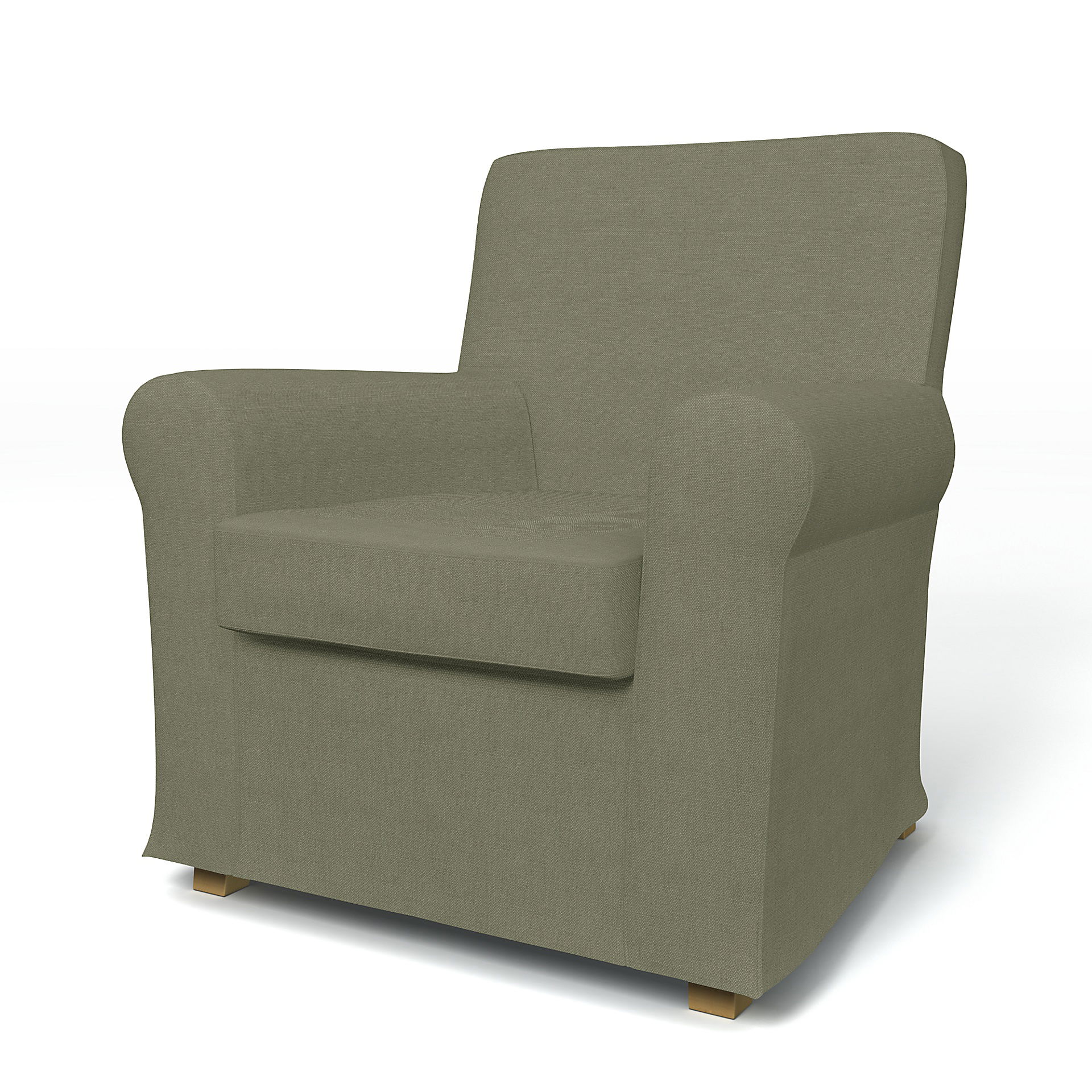 IKEA - Hoes voor fauteuil Jennylund, Sage, Linnen - Bemz