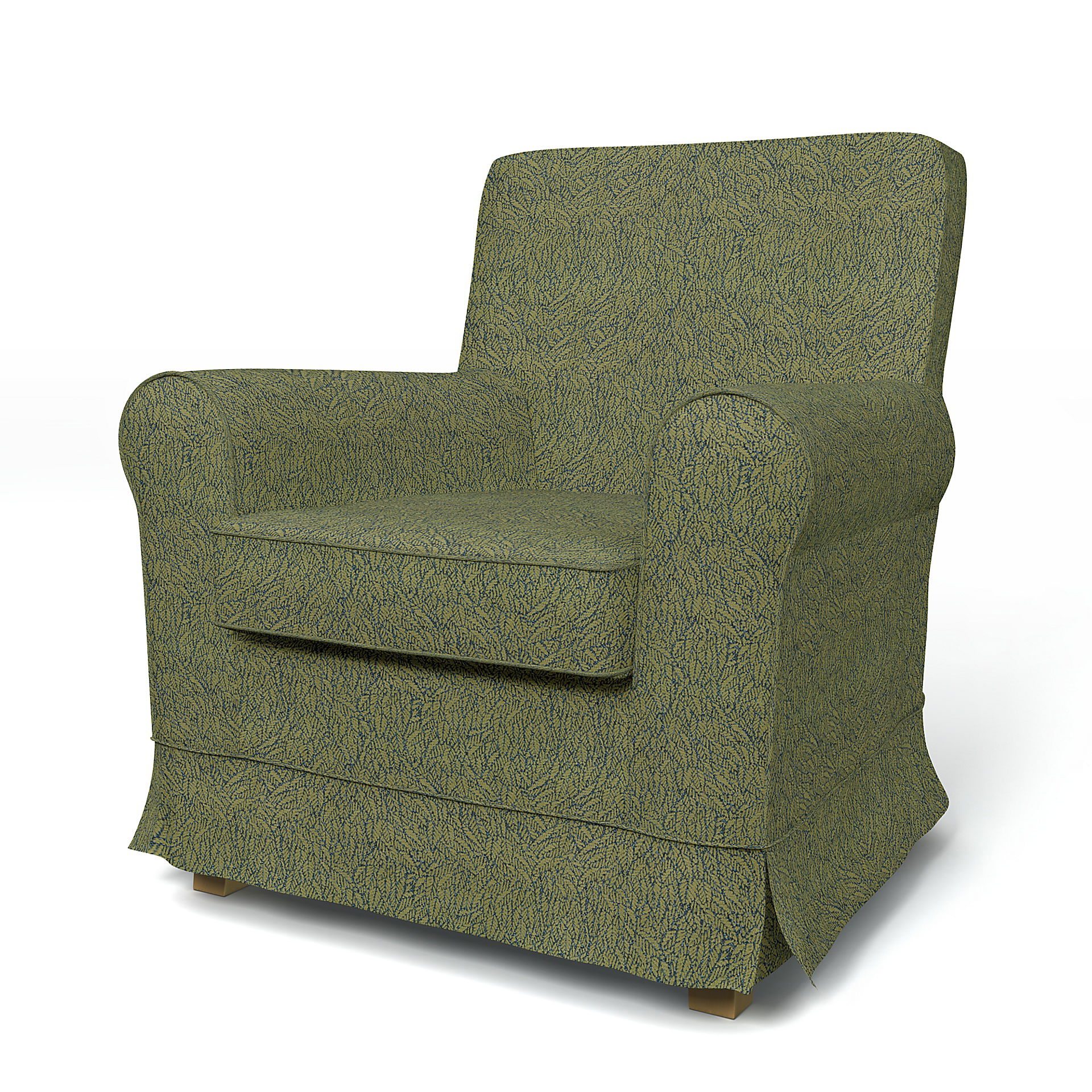 IKEA - Överdrag till Jennylund fåtölj, Green, BEMZ NATURE'S PALETTE COLLECTION - Bemz