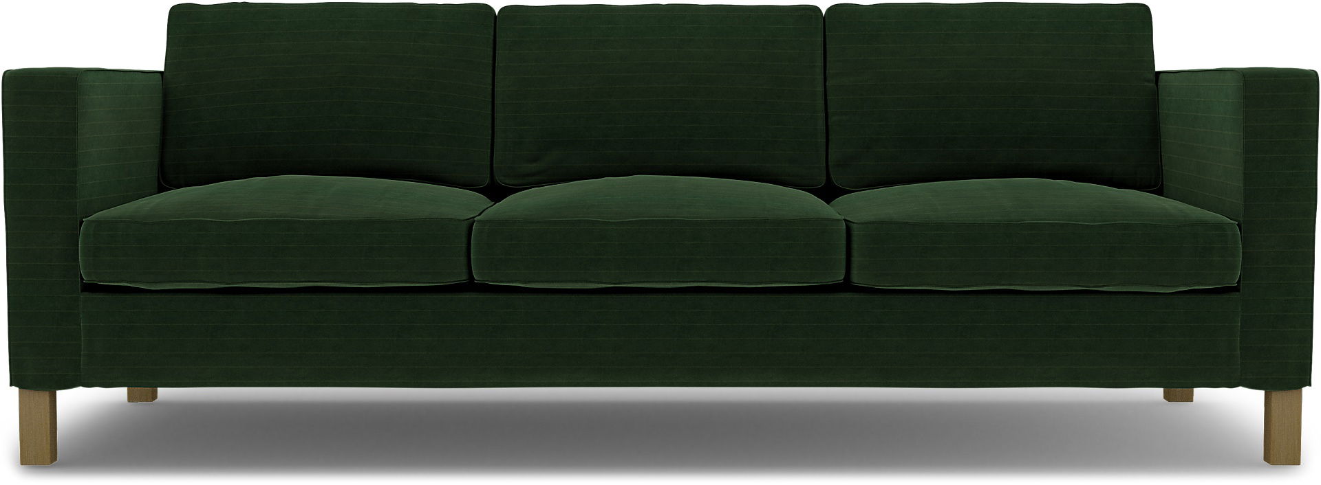 IKEA - Överdrag till Karlanda 3-sitssoffa, Deep Green, BEMZ NATURES’ PALETTE COLLECTION - Bemz