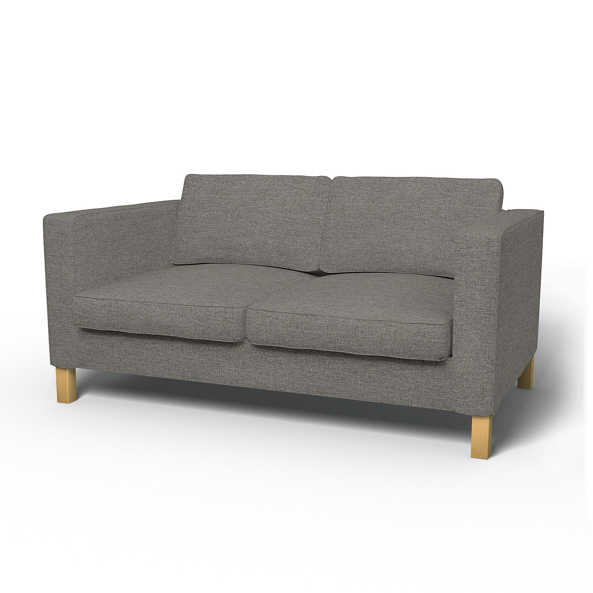 IKEA - Överdrag till Karlanda 2-sitssoffa, Taupe, BOUCLÉ & TEXTUR - Bemz