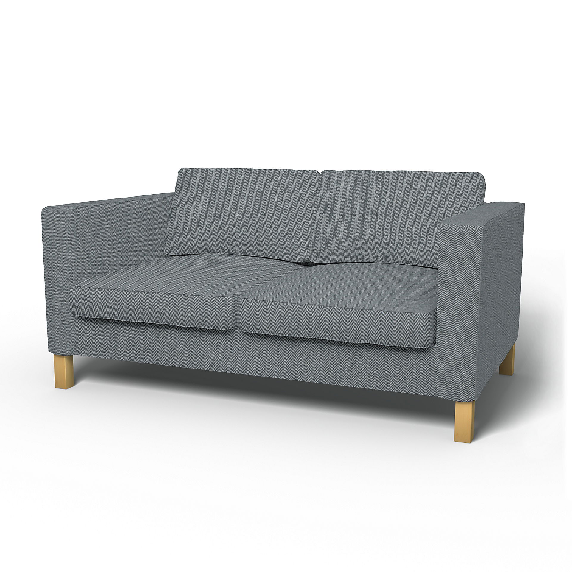 IKEA - Överdrag till Karlanda 2-sitssoffa, Denim, Bomull - Bemz