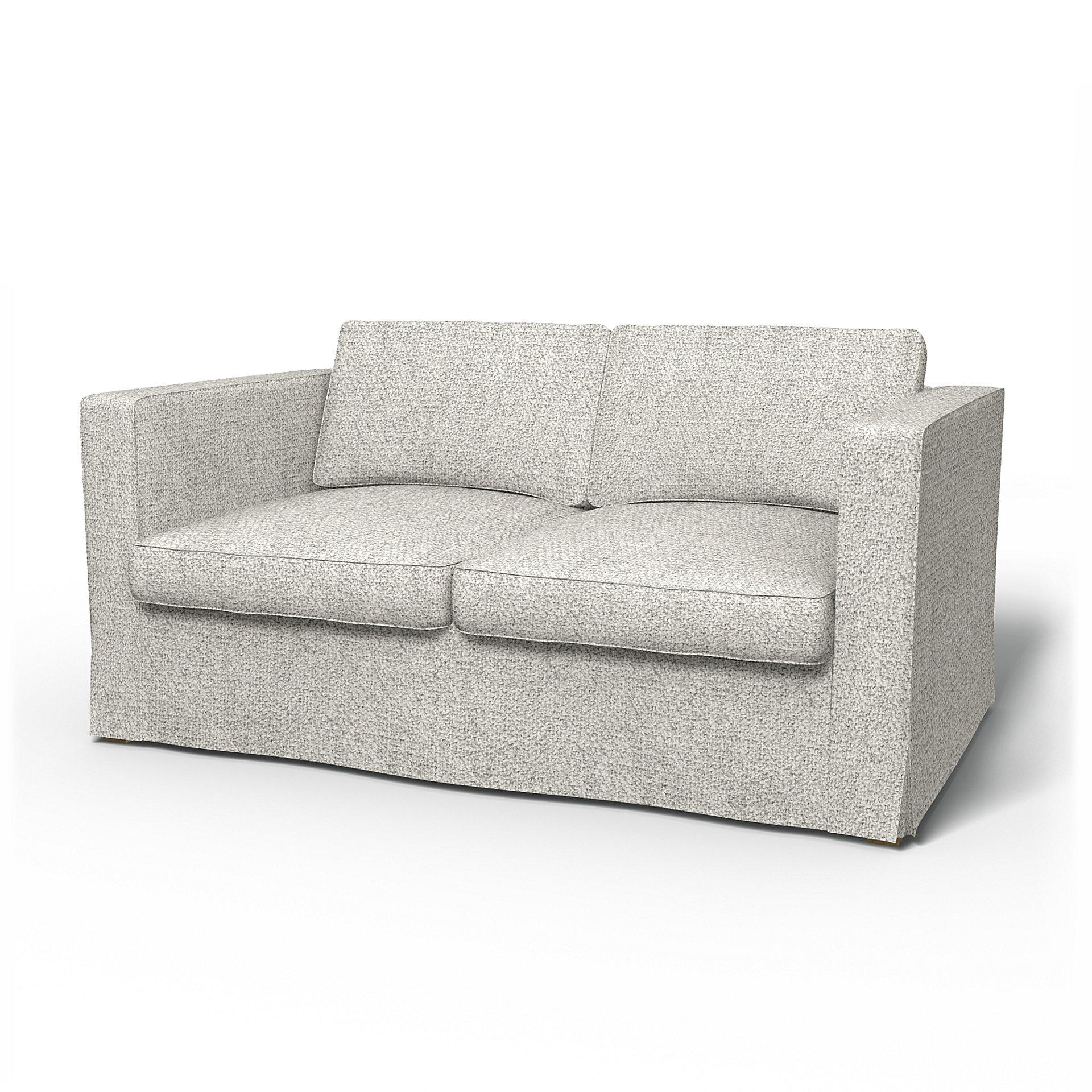 IKEA - Karlanda 2 Seater Sofa Cover, Driftwood, Boucle & Texture - Bemz