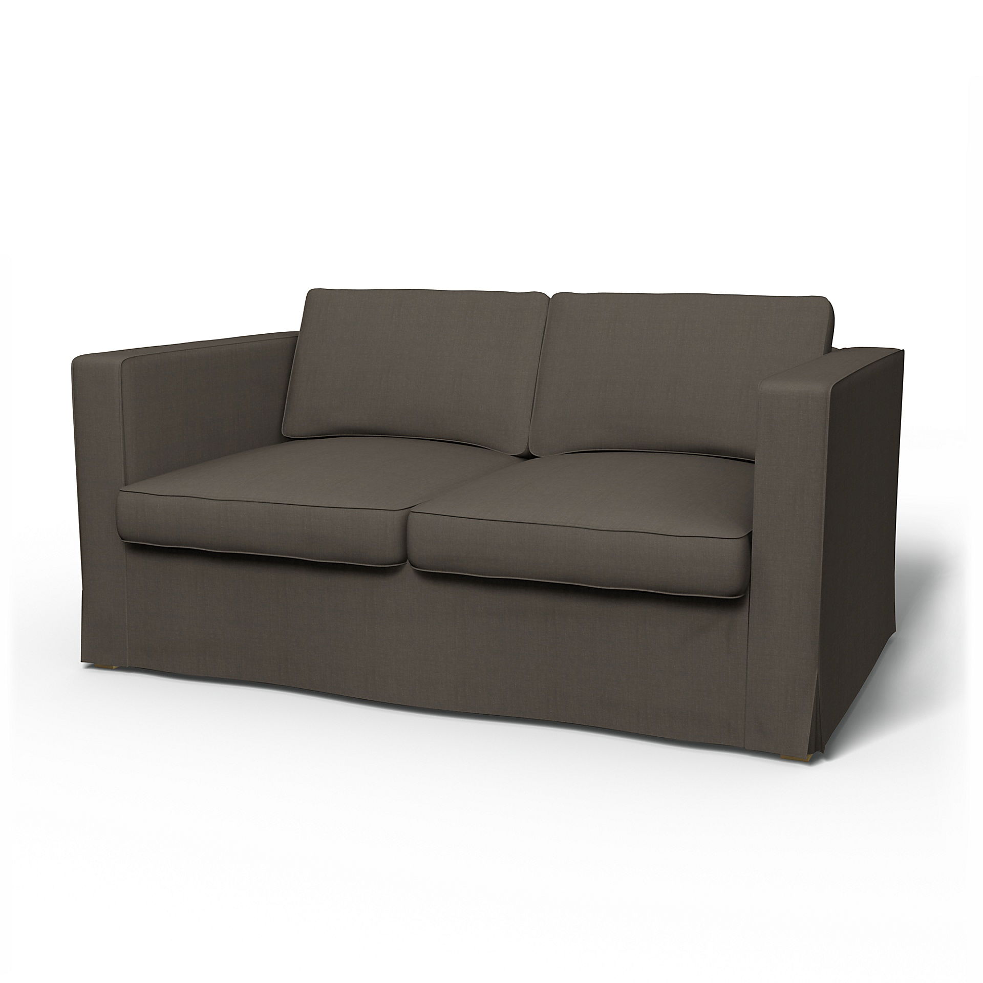 IKEA - Karlanda 2 Seater Sofa Cover, Mocha, Linen - Bemz