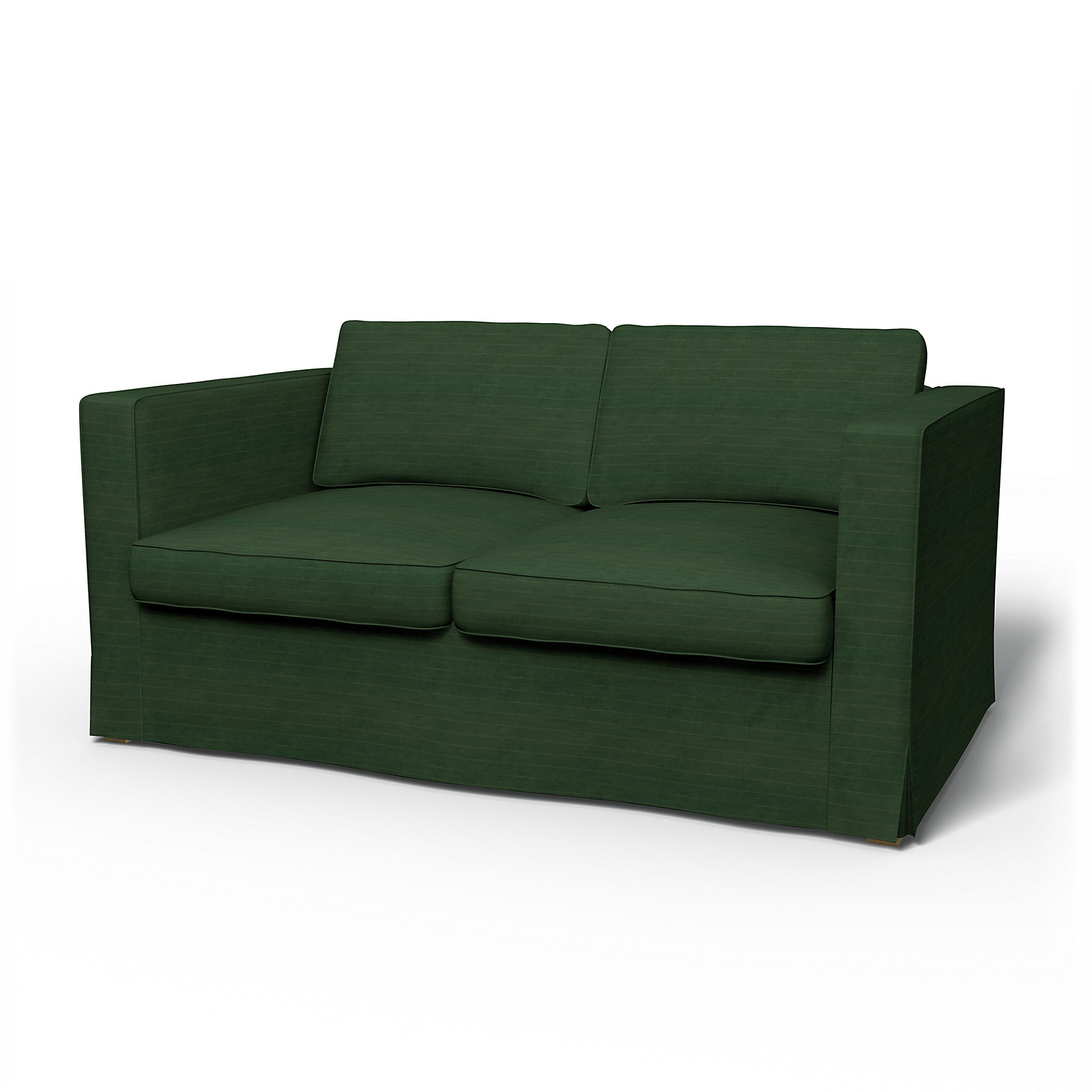 IKEA - Karlanda 2 Seater Sofa Cover, Deep Green, BEMZ NATURE'S PALETTE COLLECTION - Bemz