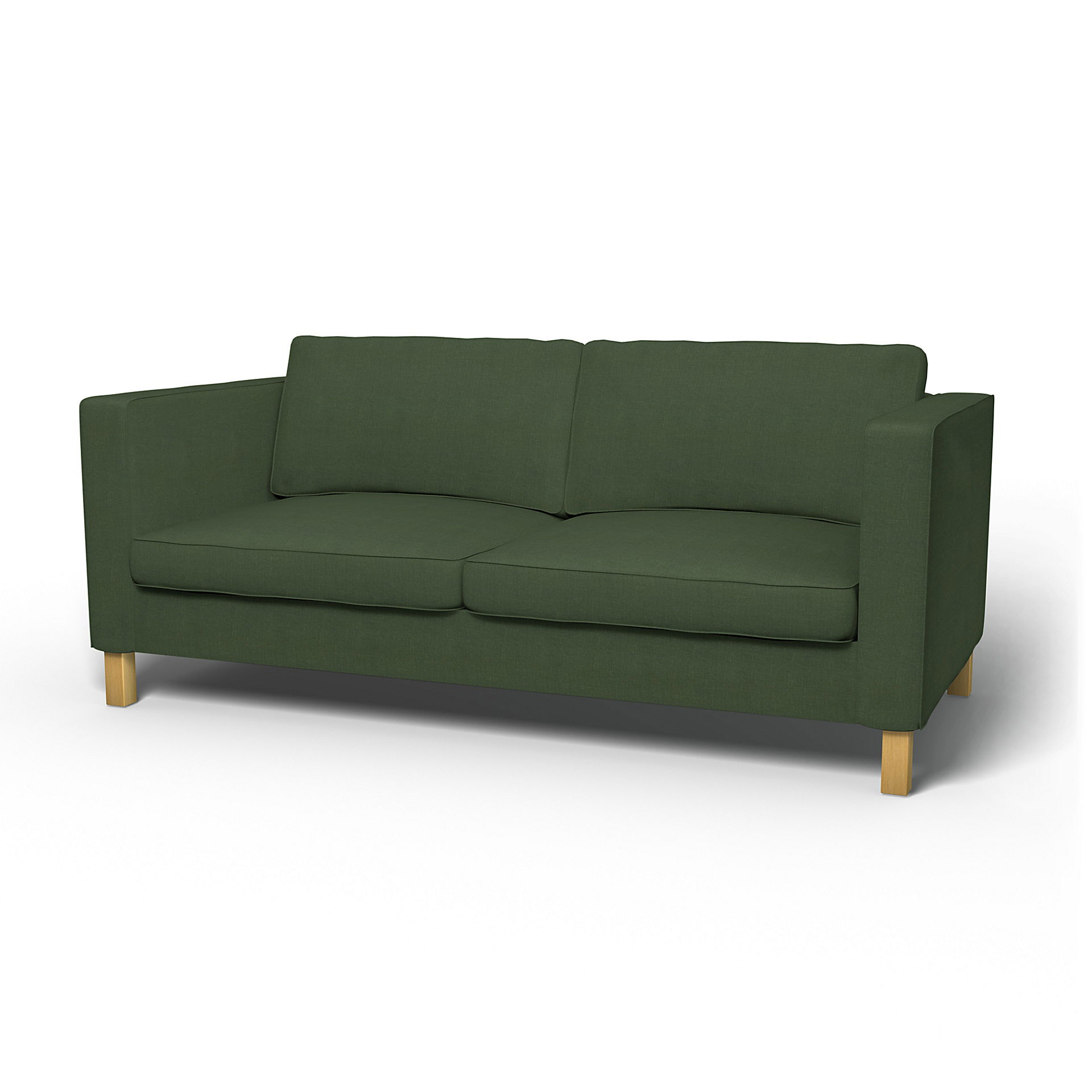 IKEA - Karlanda Sofa Bed Cover, Moss, Linen - Bemz