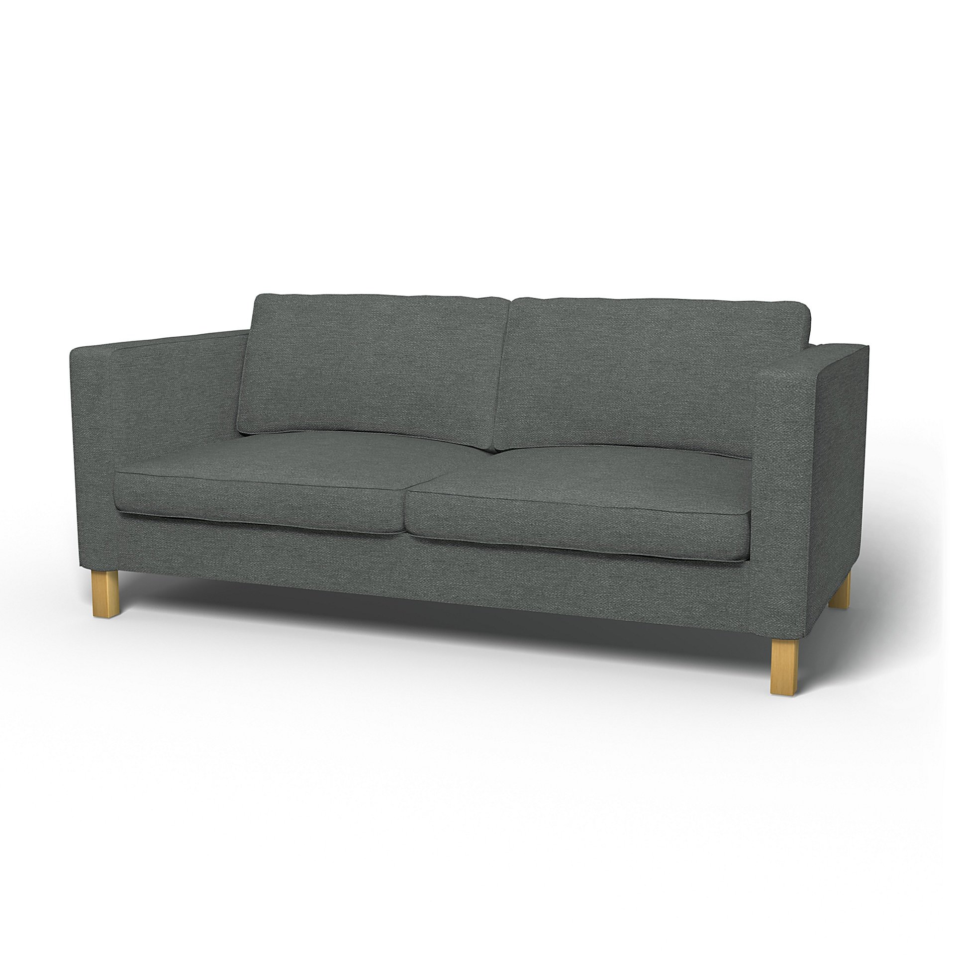 IKEA - Karlanda Sofa Bed Cover, Laurel, Boucle & Texture - Bemz