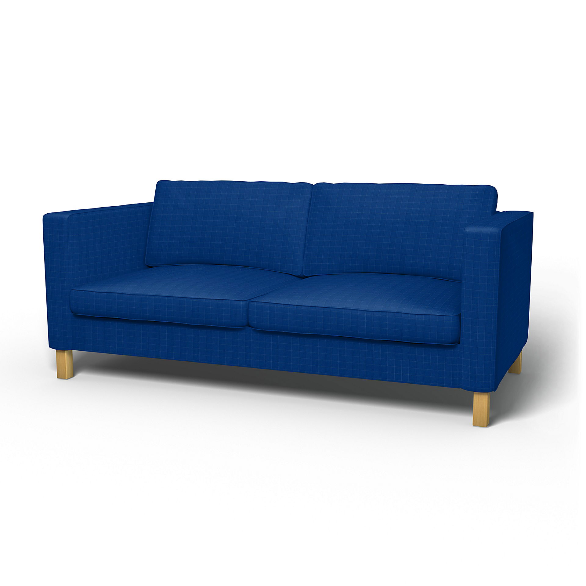 IKEA - Karlanda Sofa Bed Cover, Lapis Blue, Velvet - Bemz