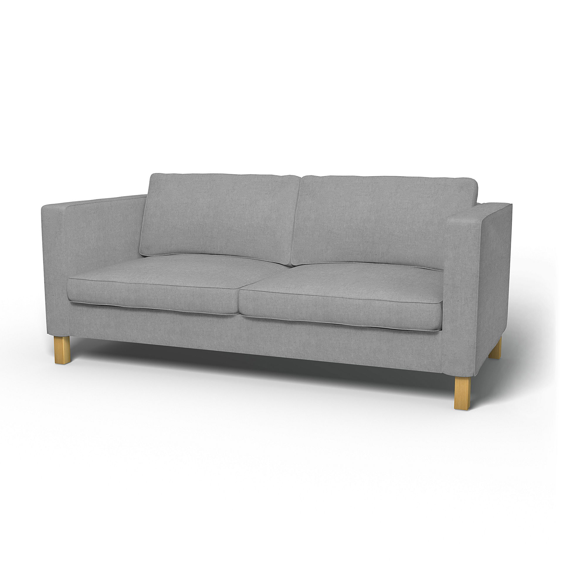 IKEA - Karlanda Sofa Bed Cover, Graphite, Linen - Bemz