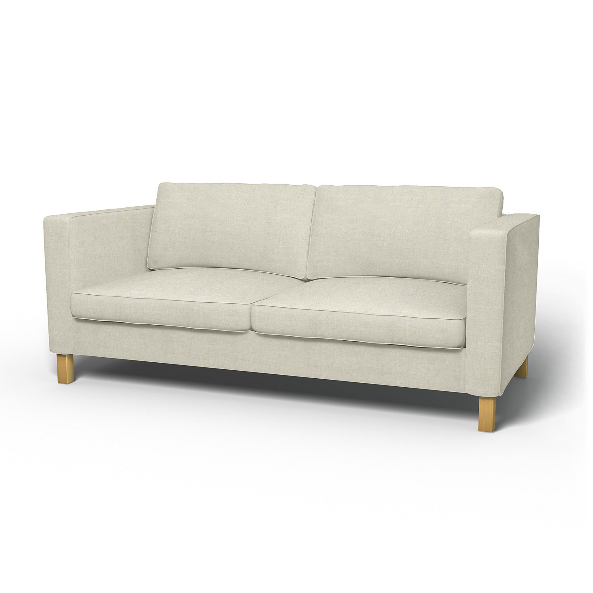 IKEA - Karlanda Sofa Bed Cover, Natural, Linen - Bemz