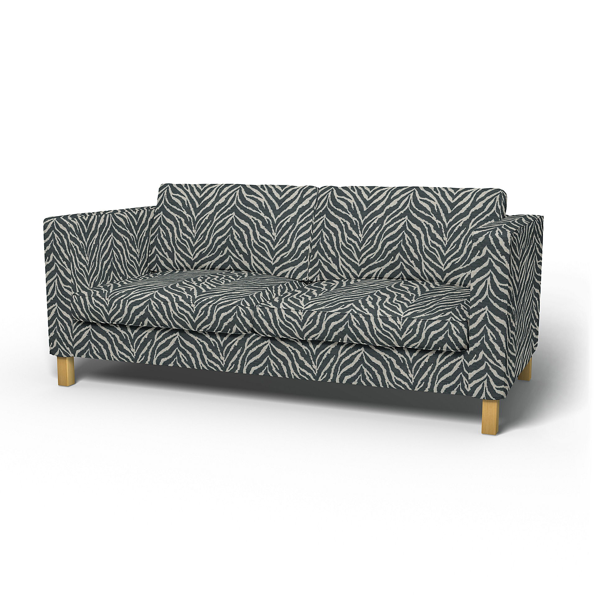IKEA - Karlanda Sofa Bed Cover, Black/White, BEMZ NATURE'S PALETTE COLLECTION - Bemz
