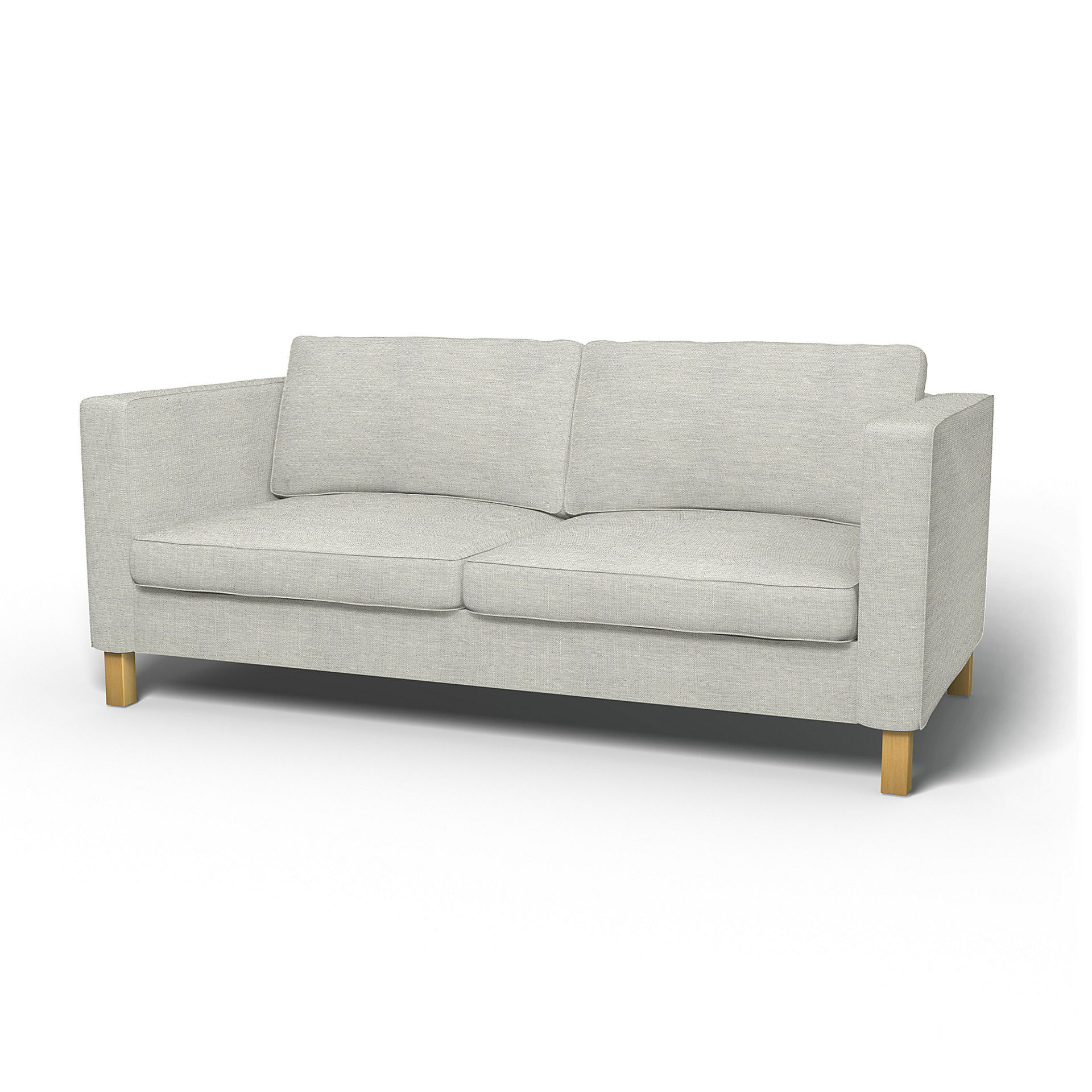 IKEA - Karlanda Sofa Bed Cover, Silver Grey, Cotton - Bemz