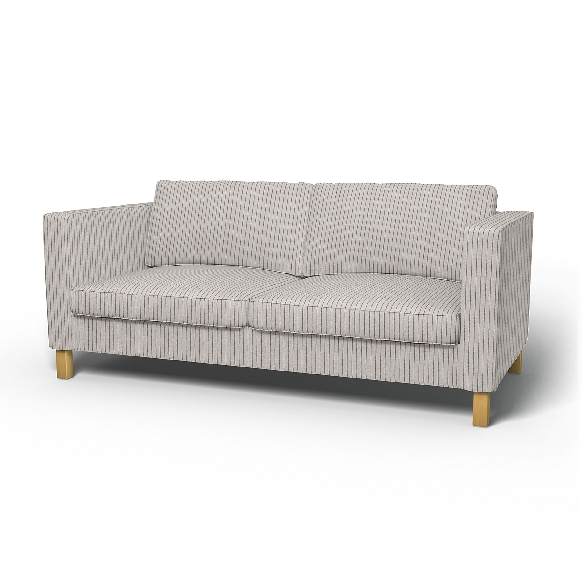 IKEA - Karlanda Sofa Bed Cover, Silver Grey, Cotton - Bemz
