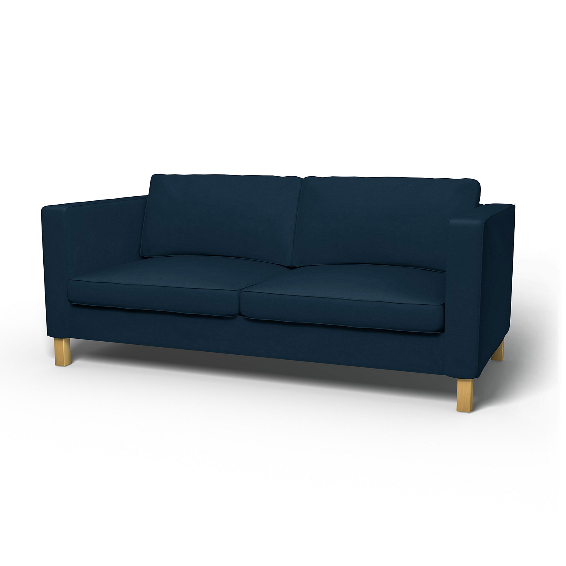 IKEA - Karlanda Sofa Bed Cover, Midnight, Velvet - Bemz