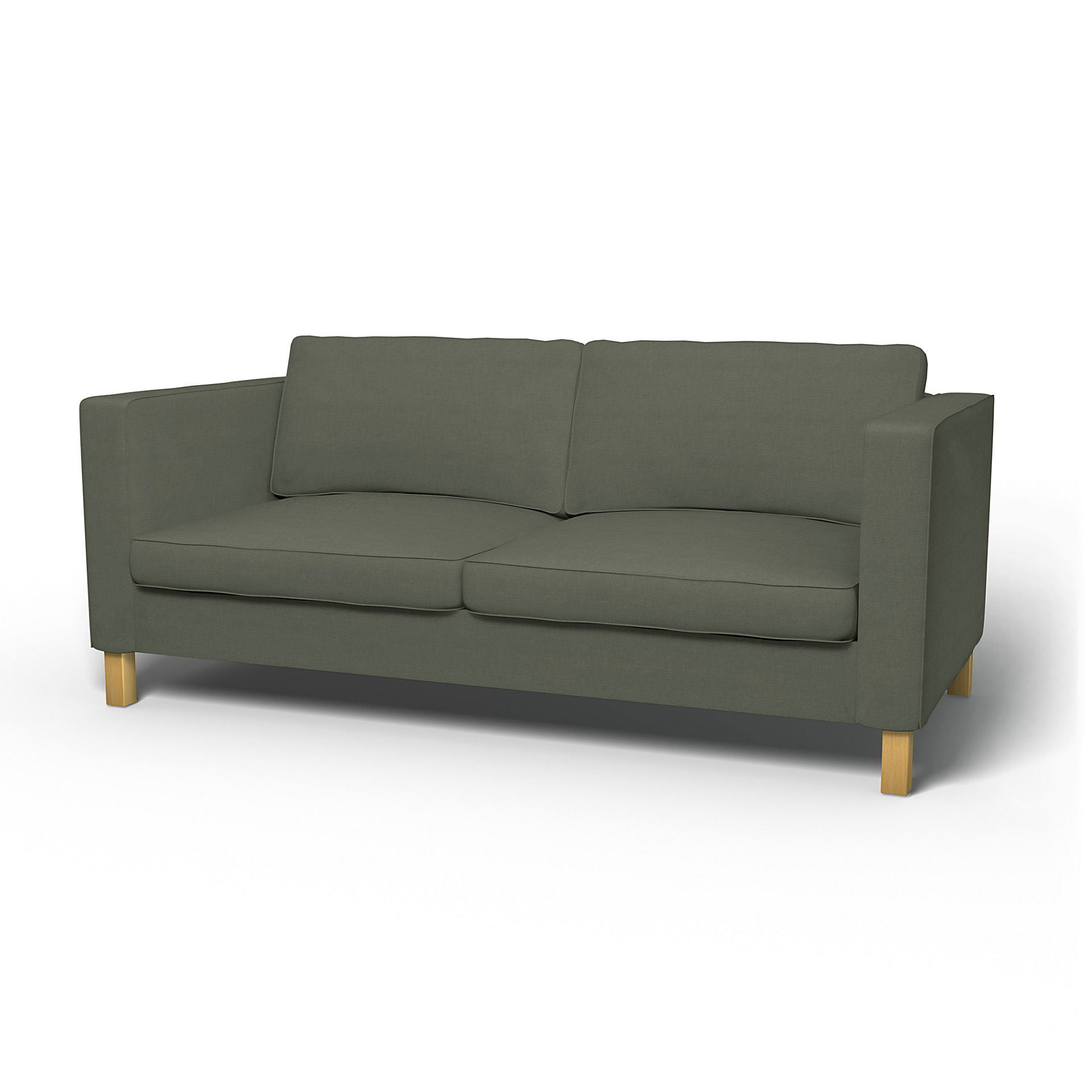 IKEA - Karlanda Sofa Bed Cover, Rosemary, Linen - Bemz