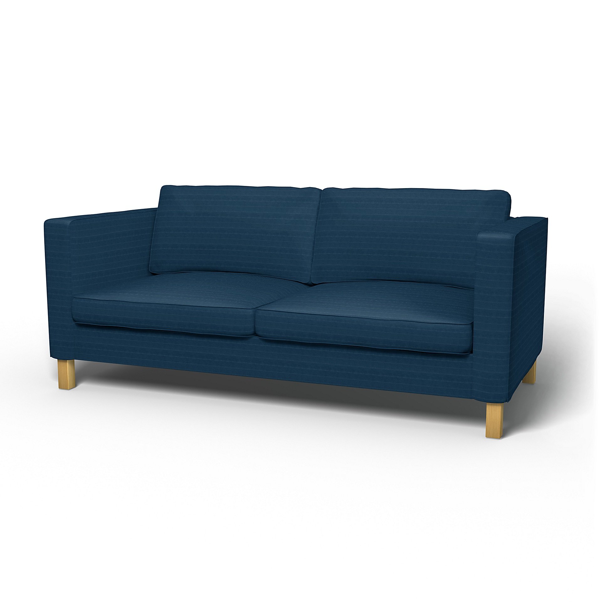 IKEA - Karlanda Sofa Bed Cover, Denim Blue, Moody Seventies Collection - Bemz
