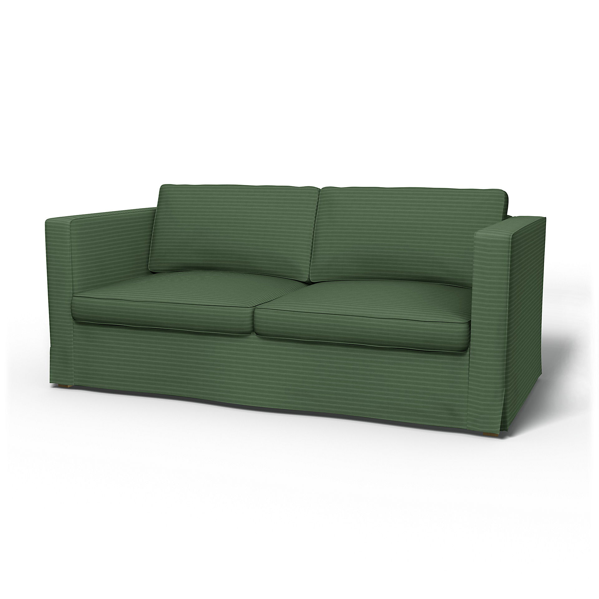 IKEA - Karlanda Sofa Bed Cover, Palm Green, Corduroy - Bemz
