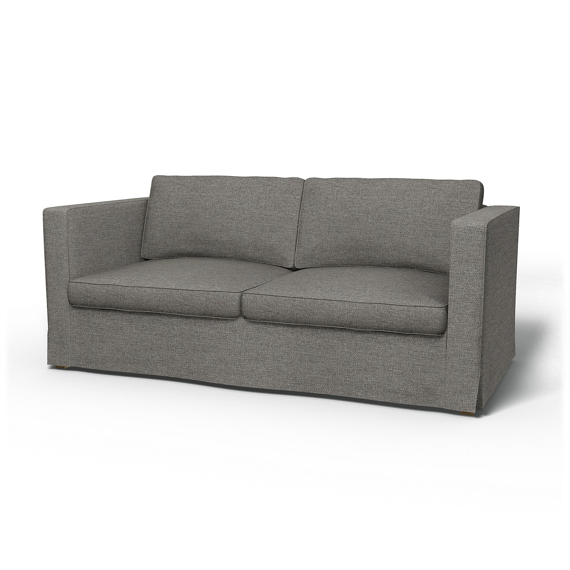 IKEA - Karlanda Sofa Bed Cover, Taupe, Bouclé & Texture - Bemz
