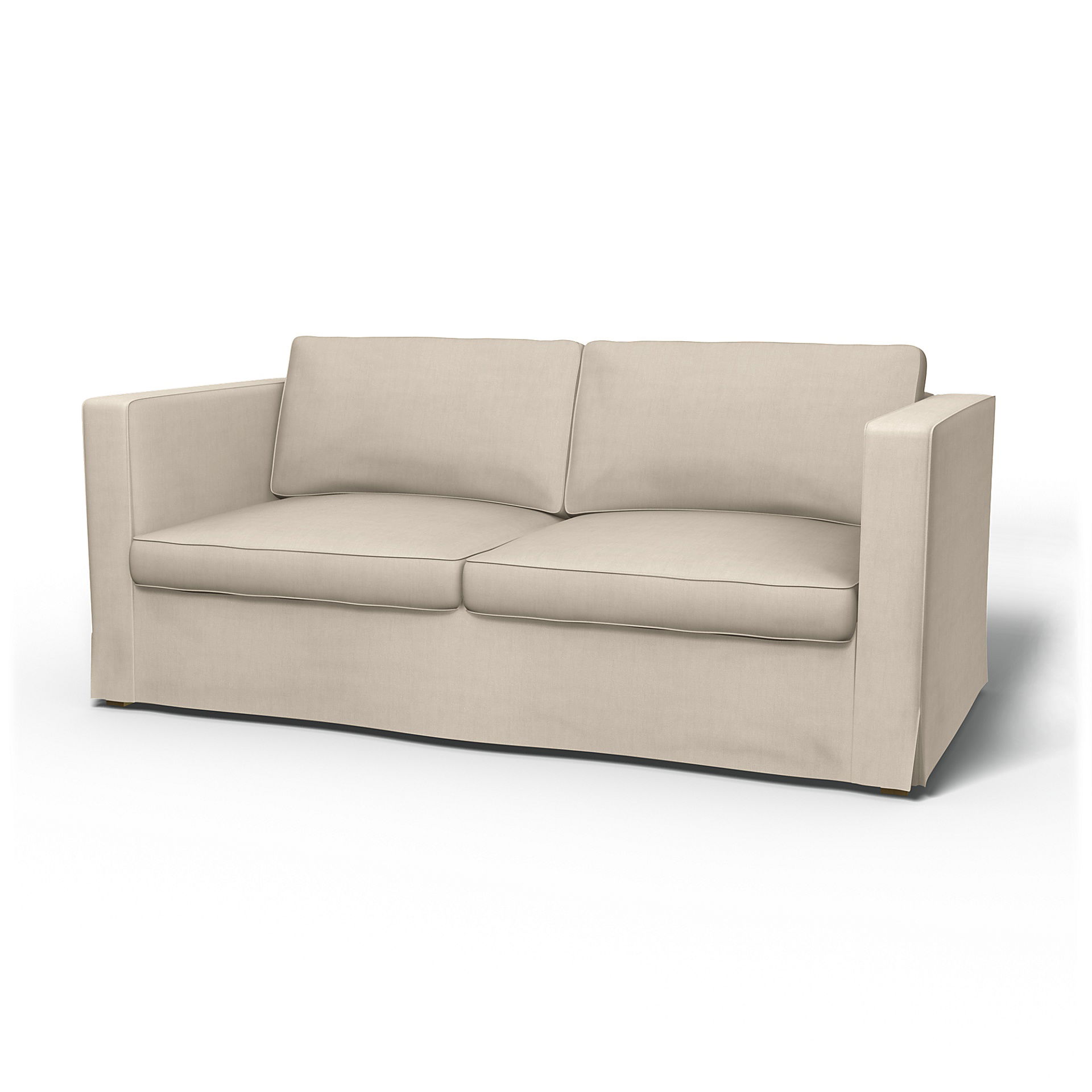 IKEA - Karlanda Sofa Bed Cover, Parchment, Linen - Bemz