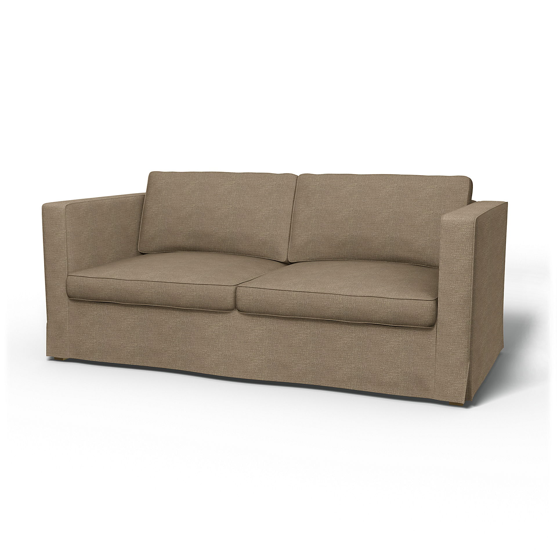 IKEA - Karlanda Sofa Bed Cover, Camel, Bouclé & Texture - Bemz
