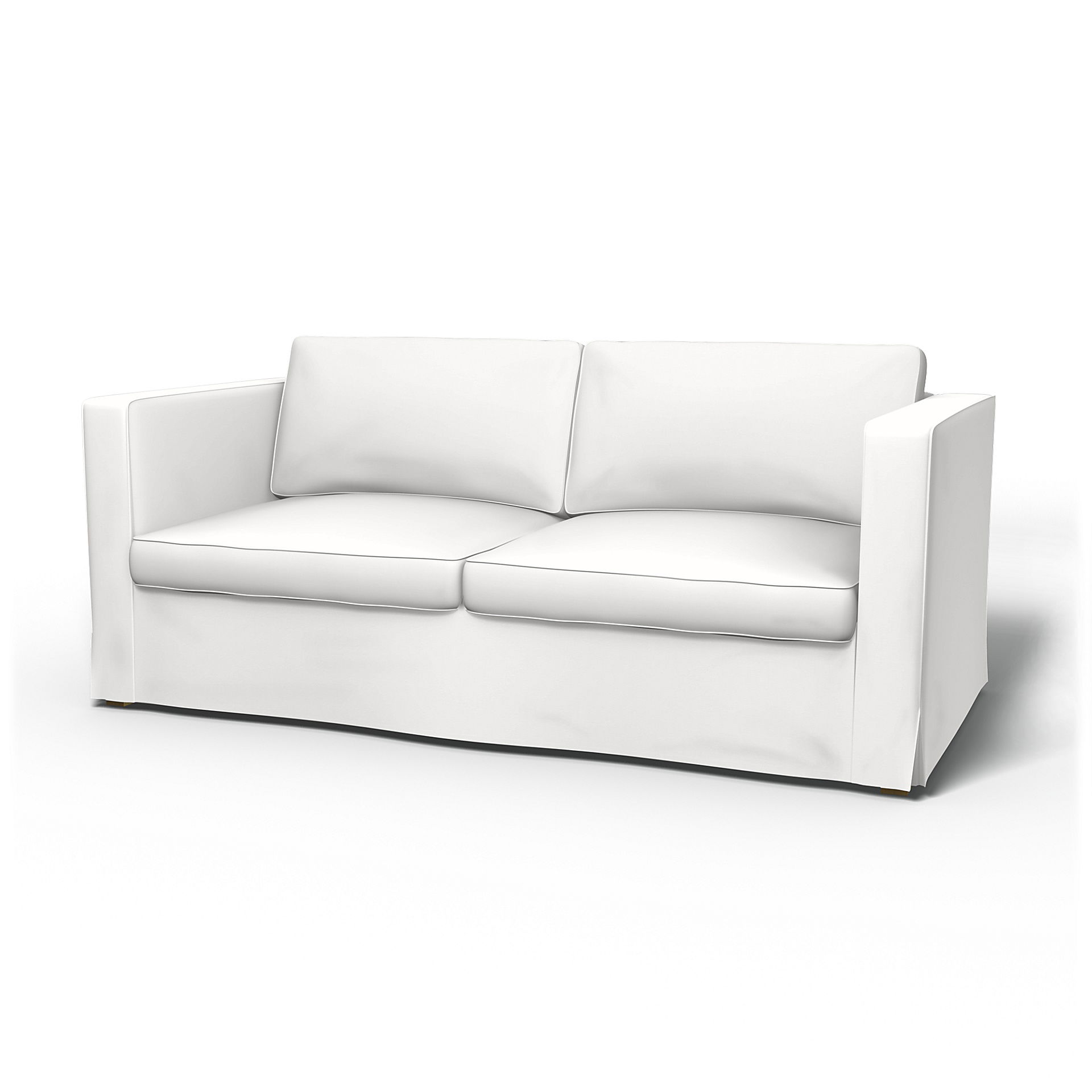 IKEA - Karlanda Sofa Bed Cover, Absolute White, Cotton - Bemz